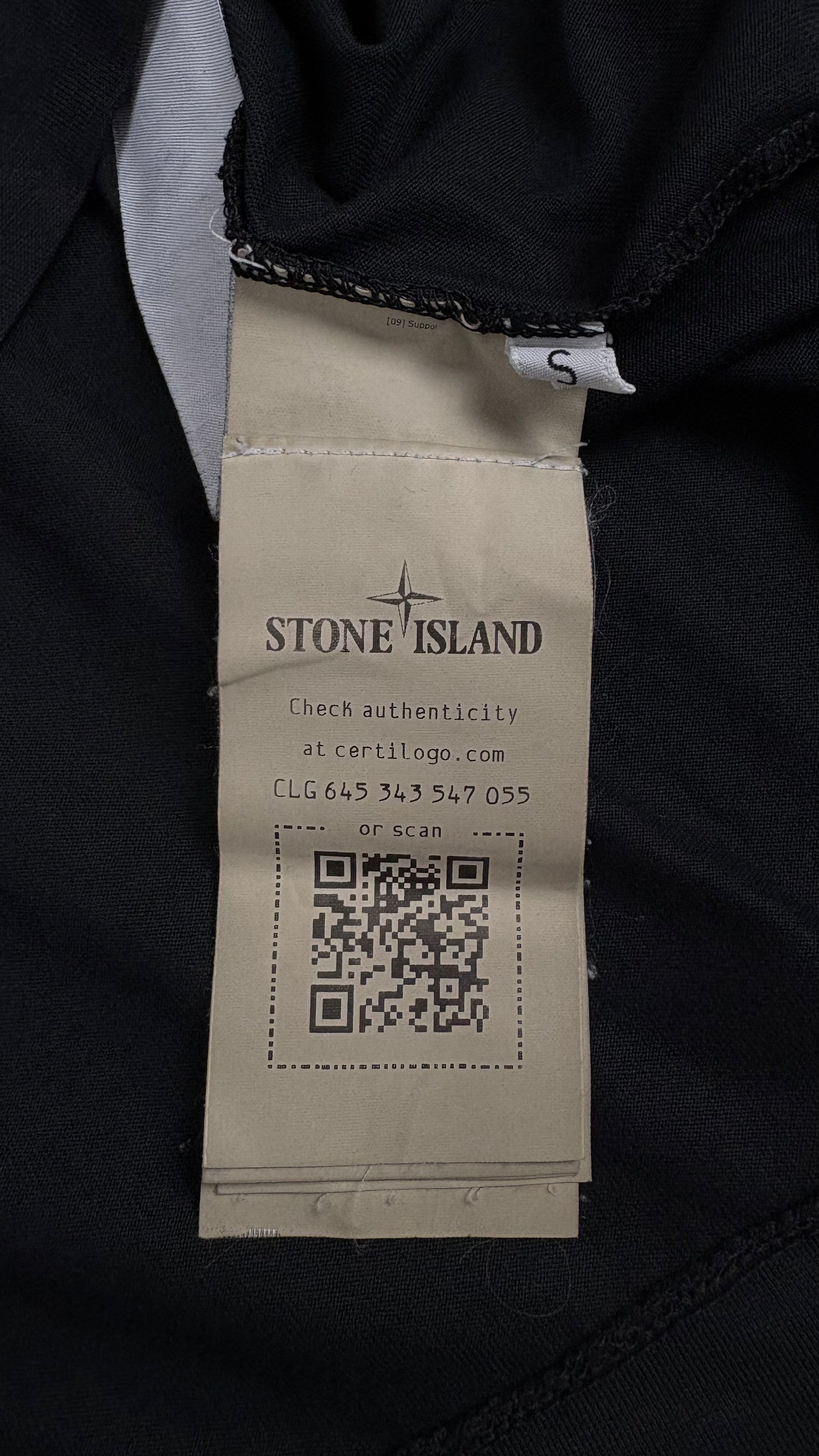 T-shirt Stone Island noir taille S - vue 3/3