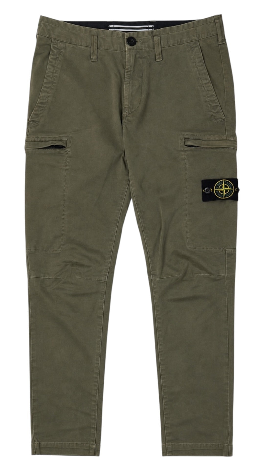 Pantalon cargo Stone Island kaki taille W28 - vue 1/3