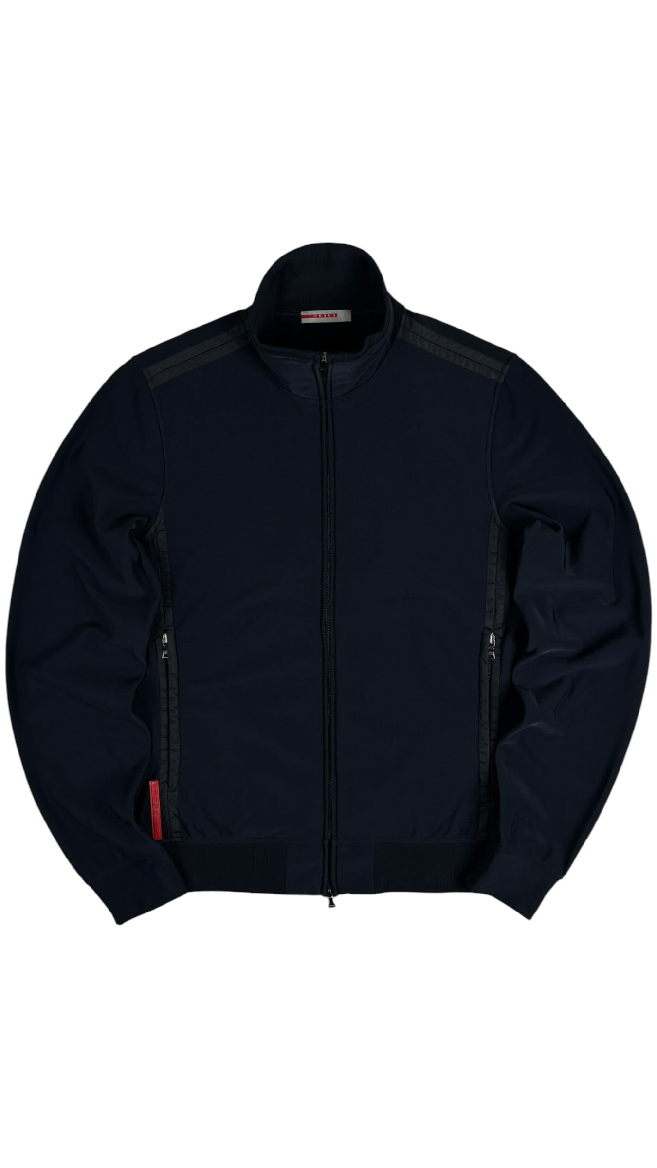 Gilet Prada Nylon Linea Rossa noir taille M - vue 1/6