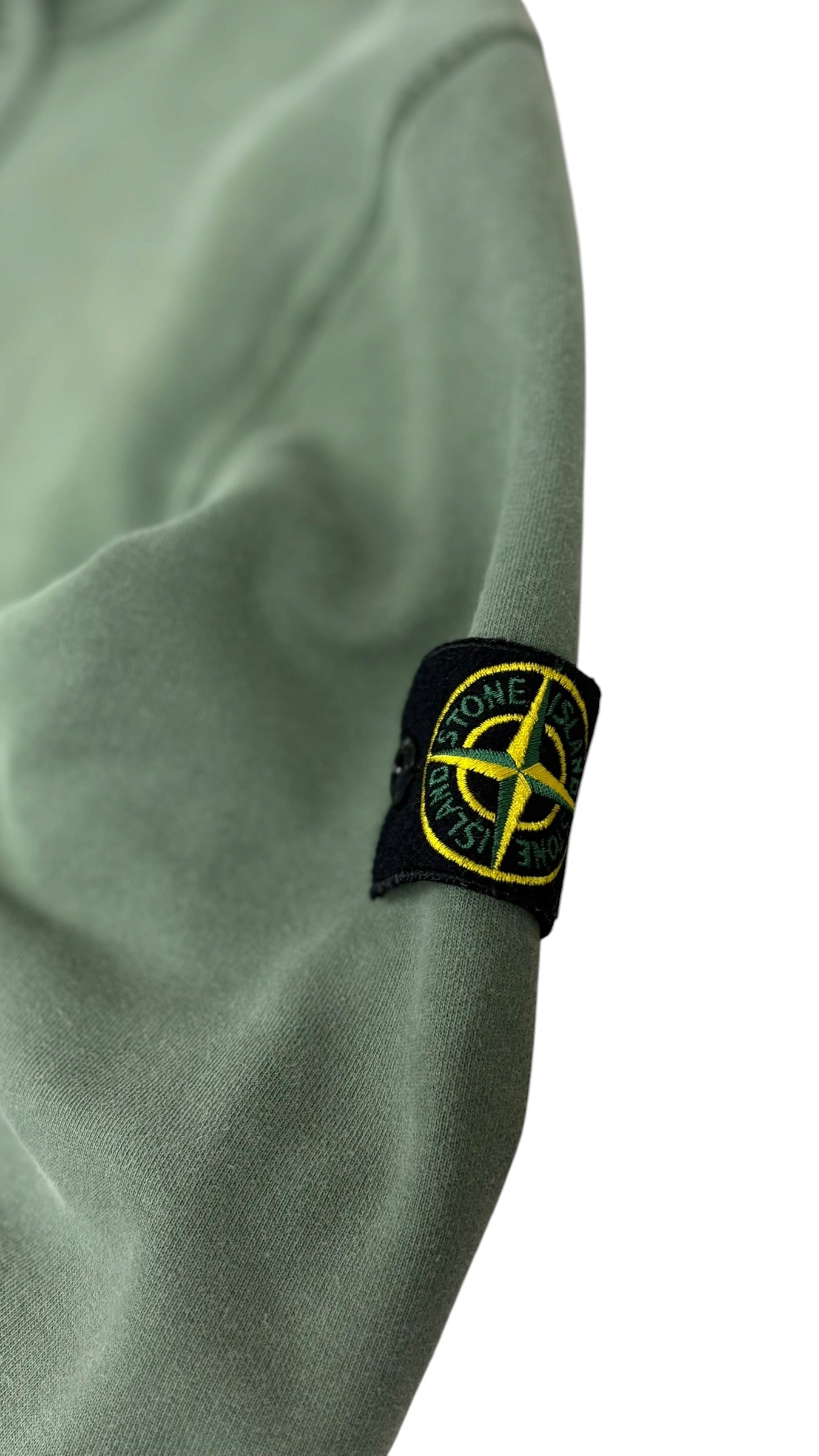 Hoodie Sweat-shirt Stone Island kaki taille S - Vue de dos