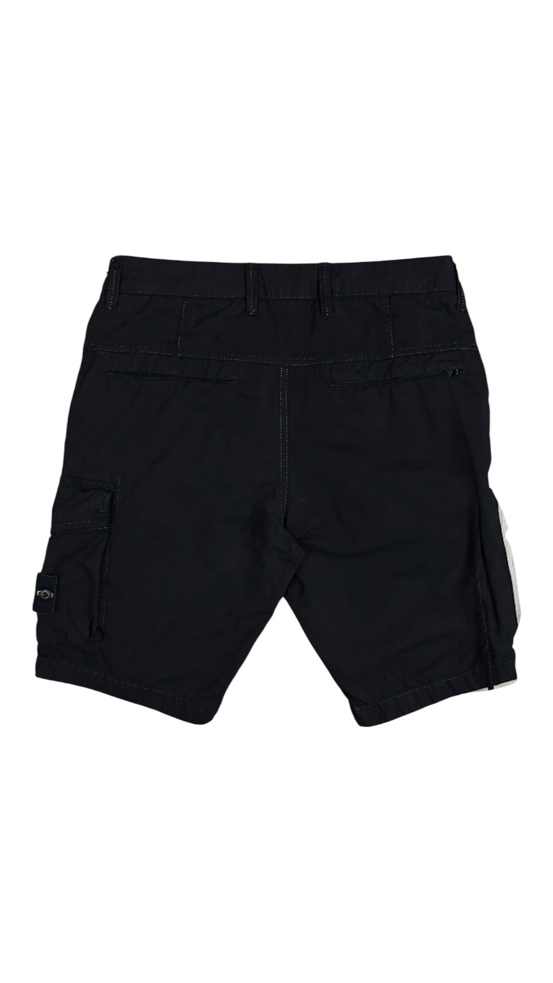 Short cargo Stone Island noir taille W31 - vue 2/5
