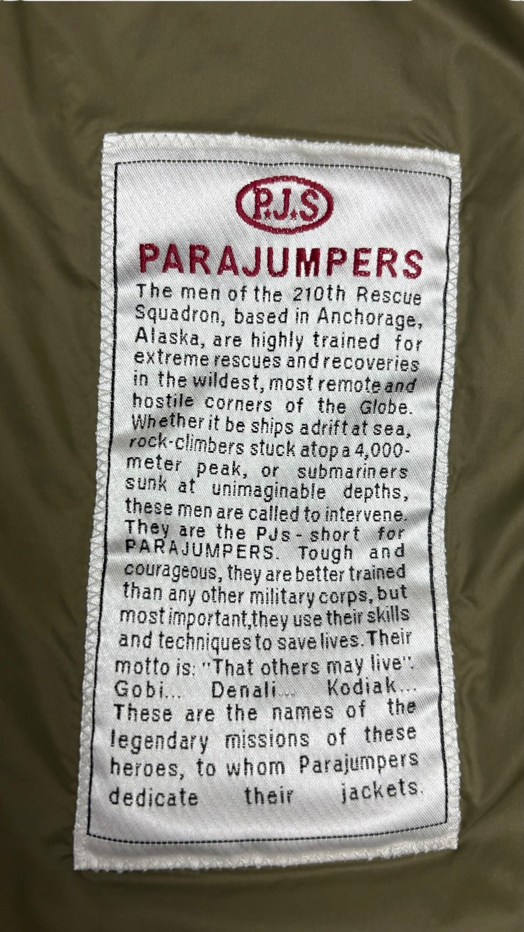 Veste Hybride Parajumpers Kegen Up kaki taille S - Vue côté