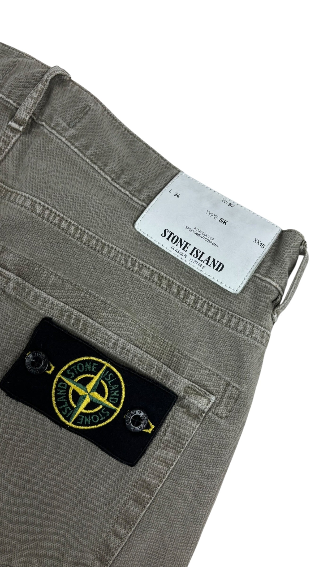 Jean Stone Island gris taille W32 - vue 3/6