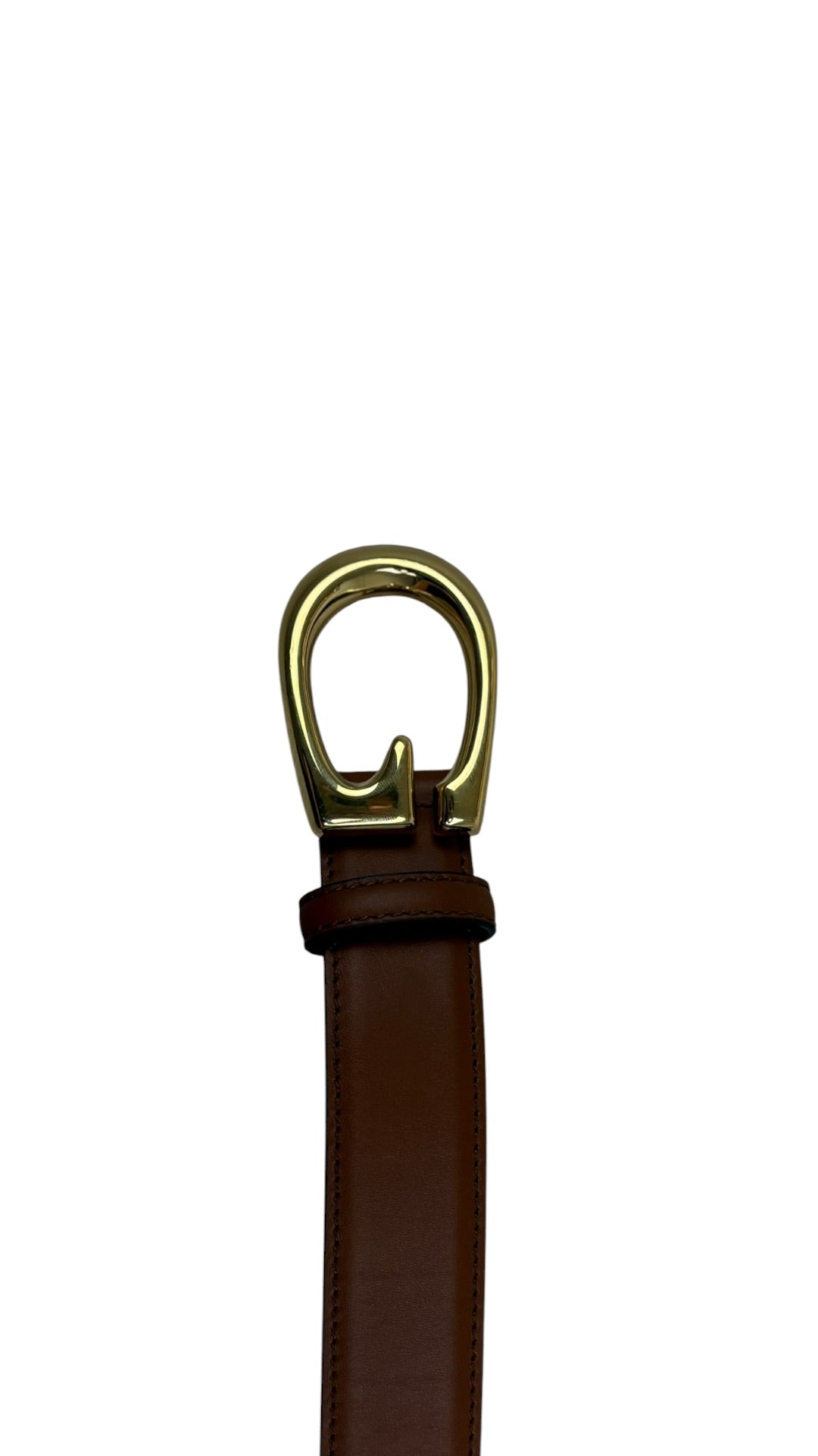 Ceinture Gucci marron cuir 100 cm - vue 3/4