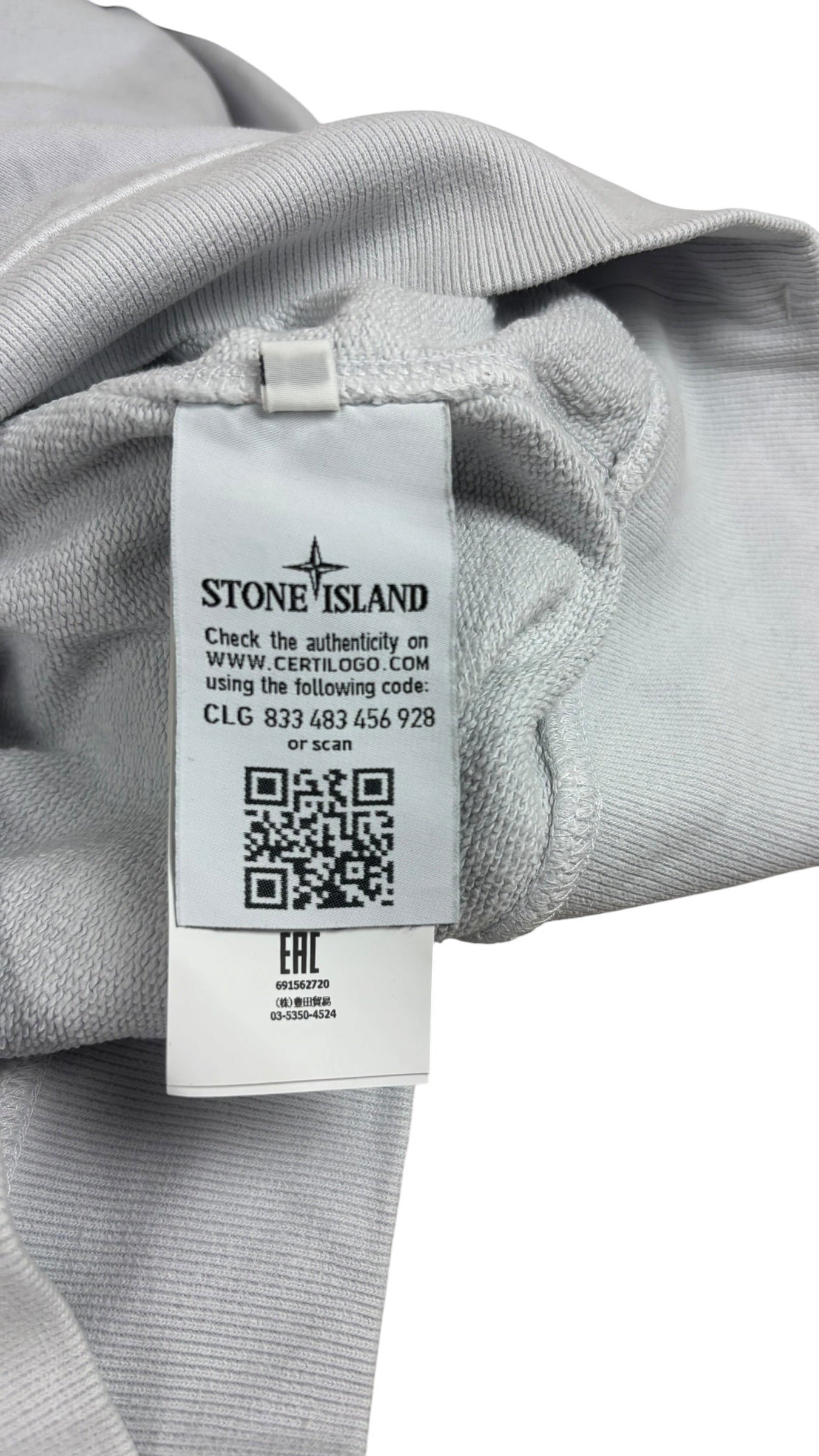 Pull crewneck Stone Island lila taille L - vue 3/3