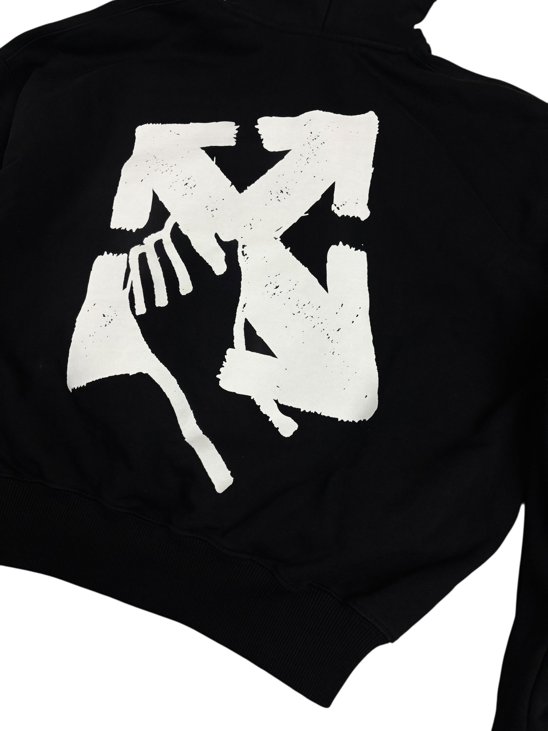 Hoodie Off White noir taille S - Vue de dos
