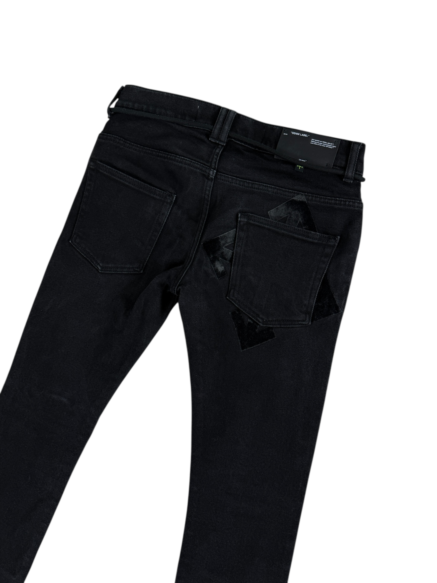 Jean Off White noir taille PANTALON 29 - Vue de dos