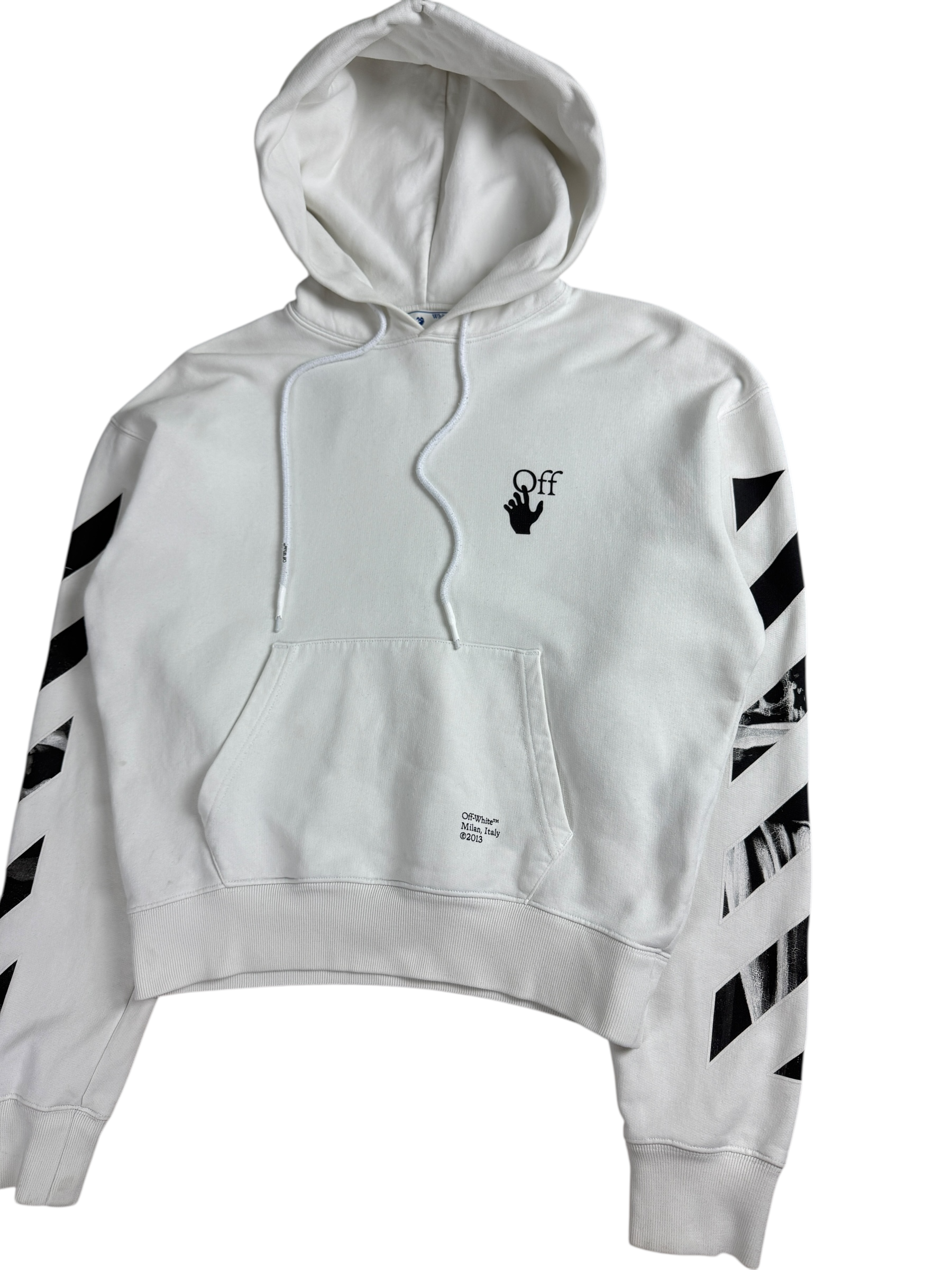Sweat Off White blanc taille XS - Détail