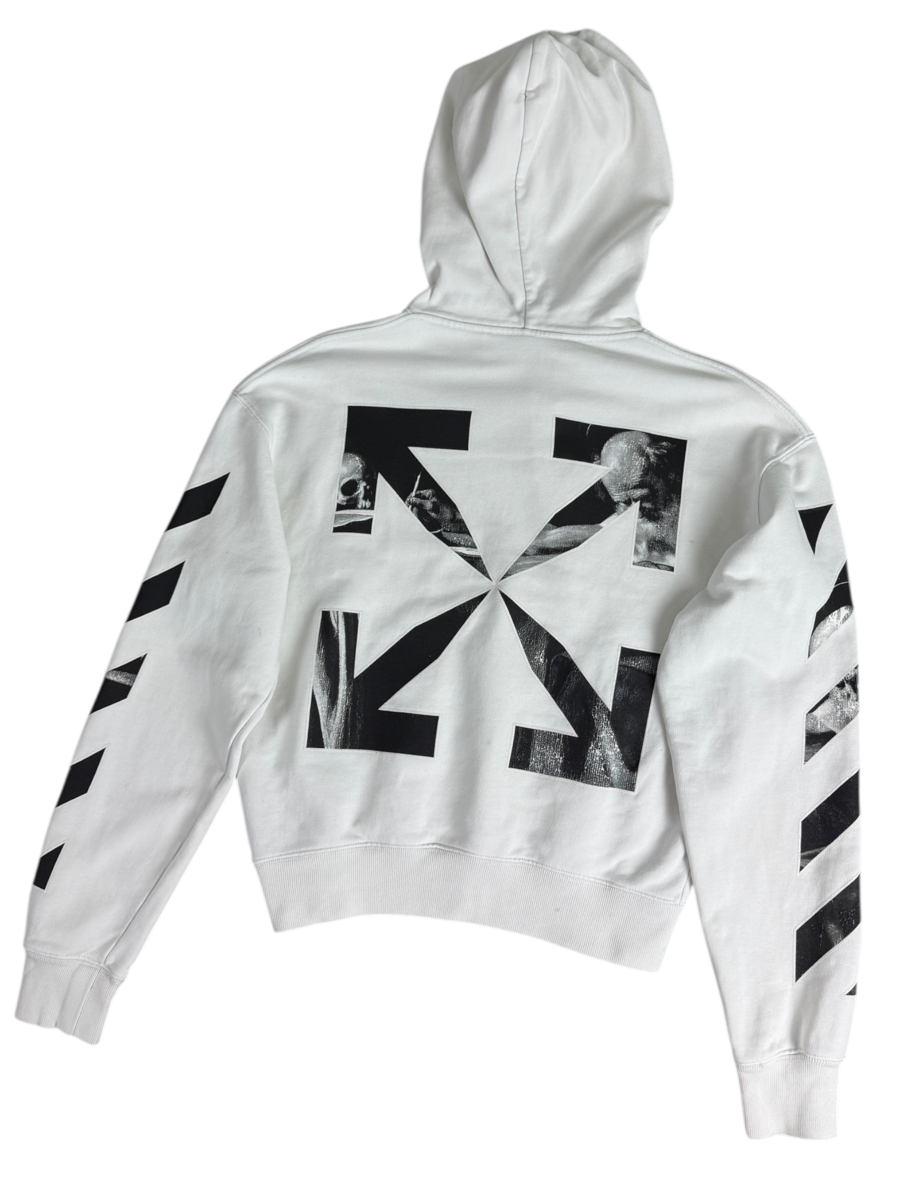 Sweat Off White blanc taille XS - Vue de dos