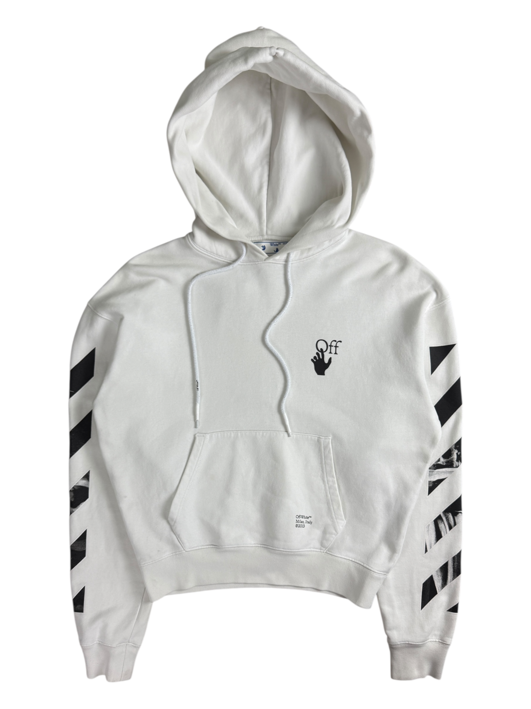 Sweat Off White blanc taille XS - Vue de face