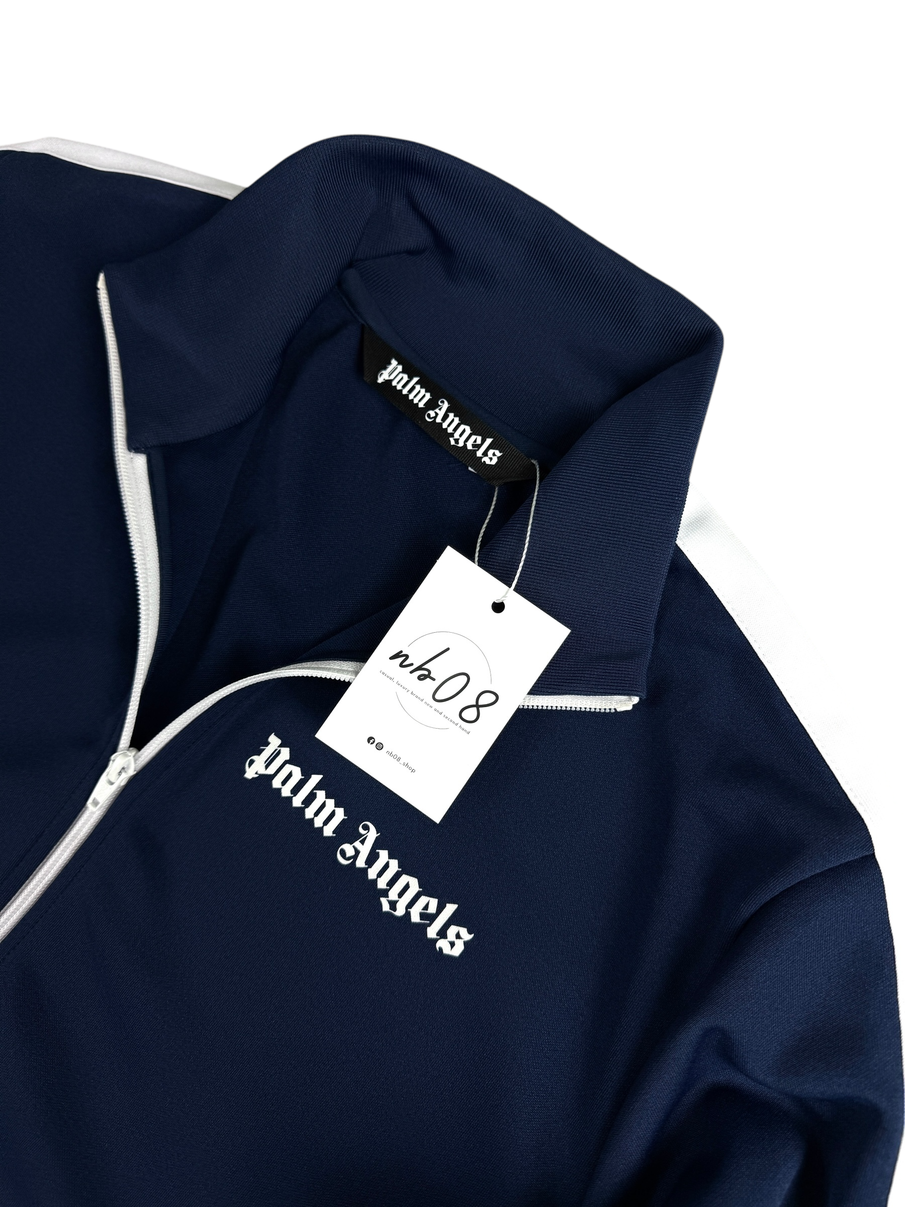 Gilet Palm Angels marine taille XL - Détail