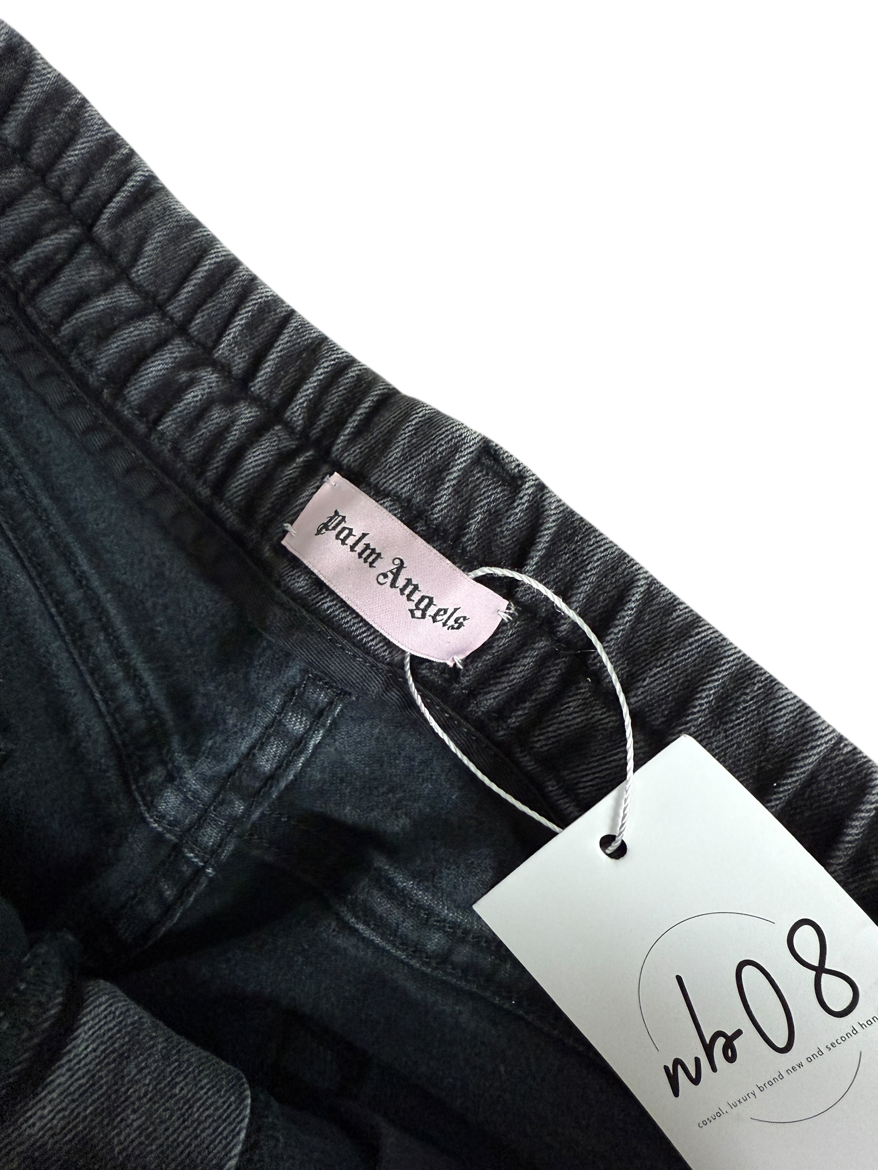 Jean Palm Angels gris taille XS - Logo et étiquette