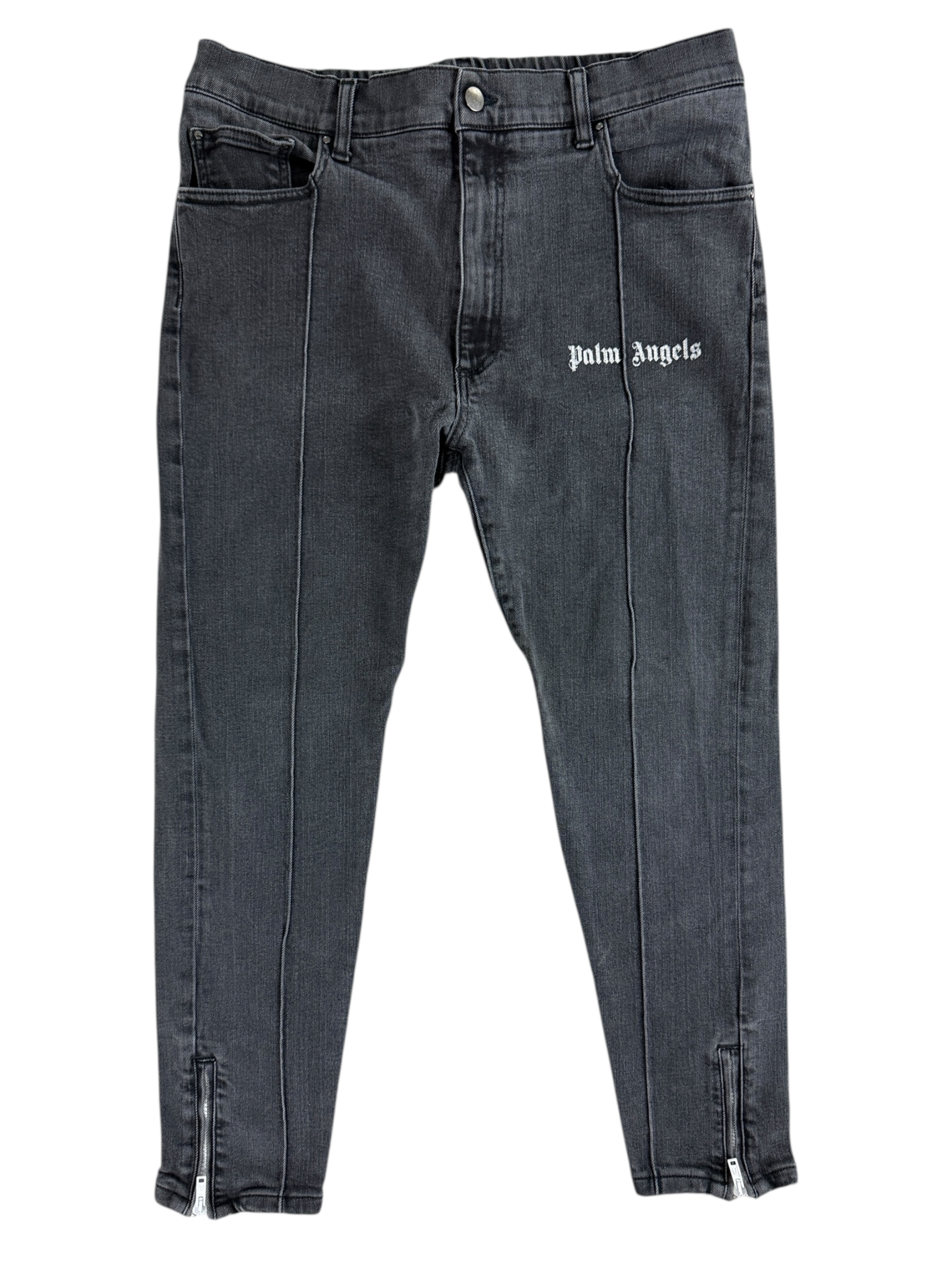 Jean Palm Angels gris taille XS - Vue de face