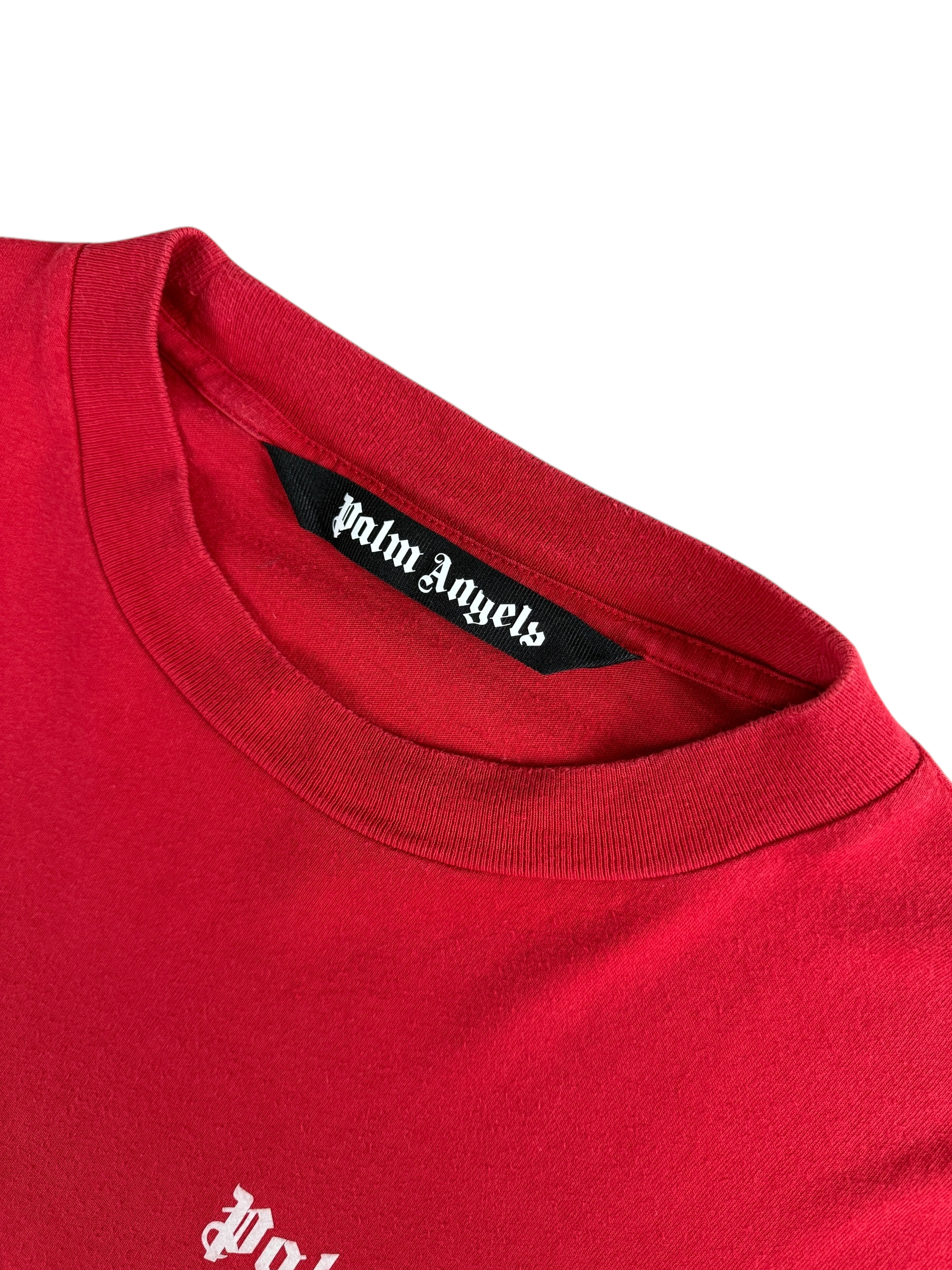 Veste Palm Angels rouge taille L - Détail