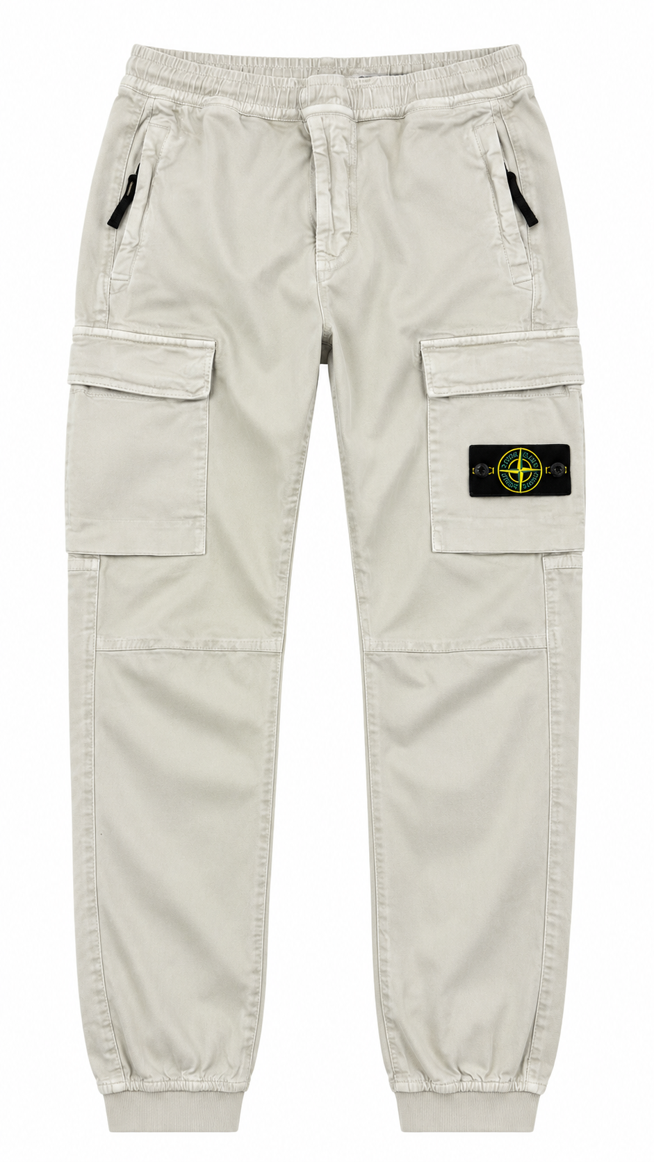 Pantalon Cargo Stone Island Old Effect beige, taille W30 – vue de face – NB08 Shop