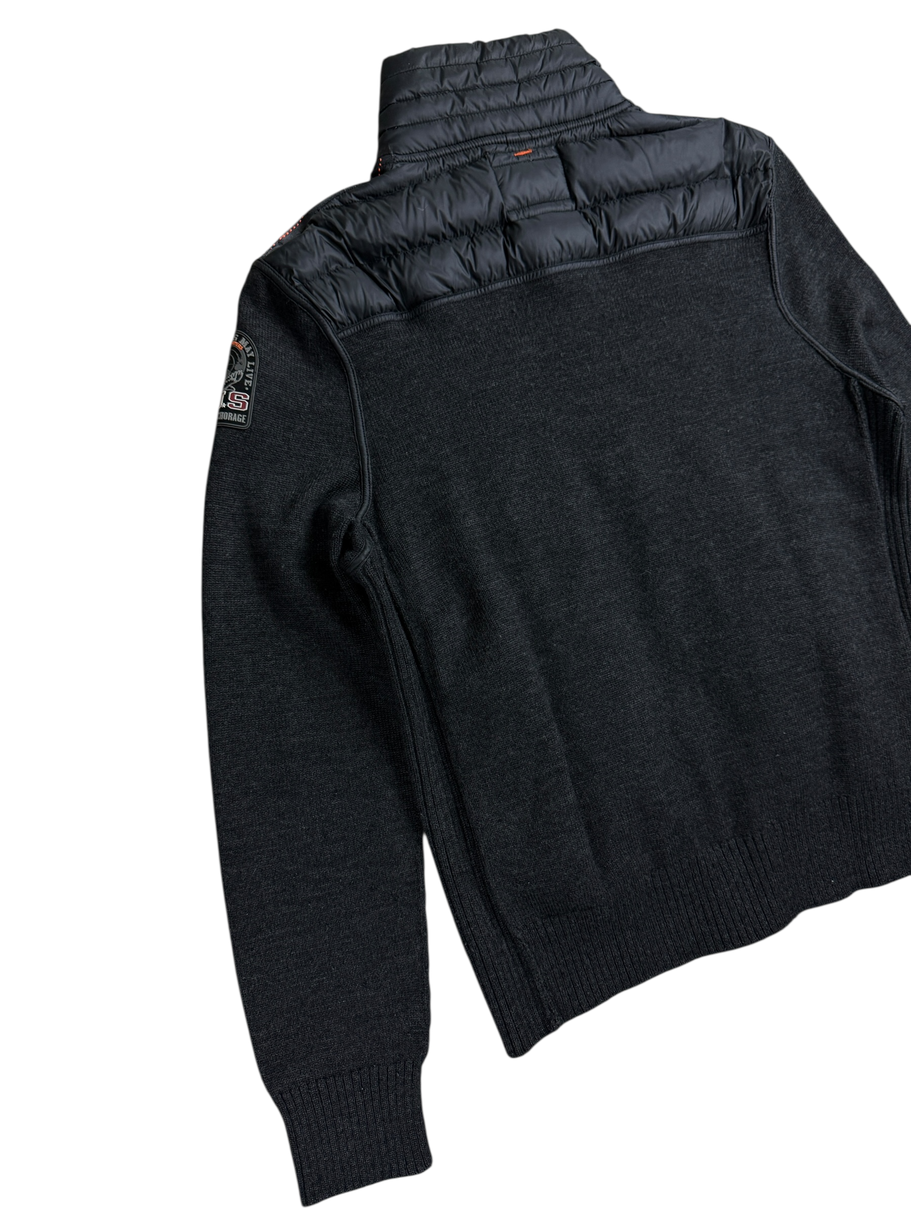 Cardigan Parajumpers gris taille M - Détail