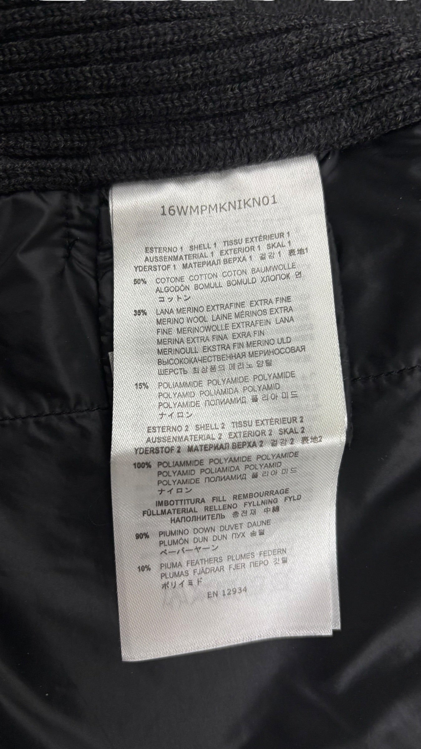 Cardigan Parajumpers gris taille S - Logo et étiquette