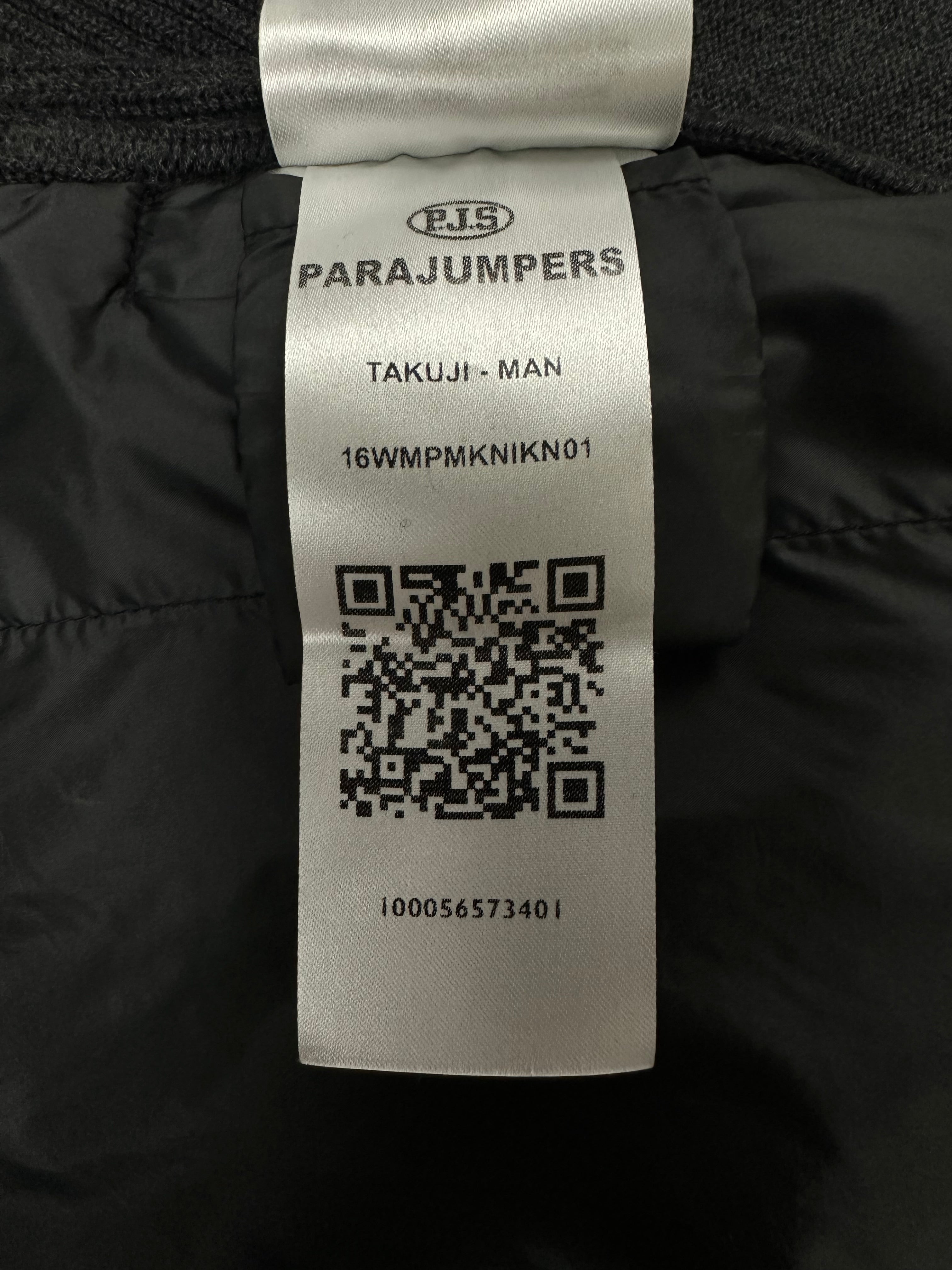 Cardigan Parajumpers gris taille XXL - Détail