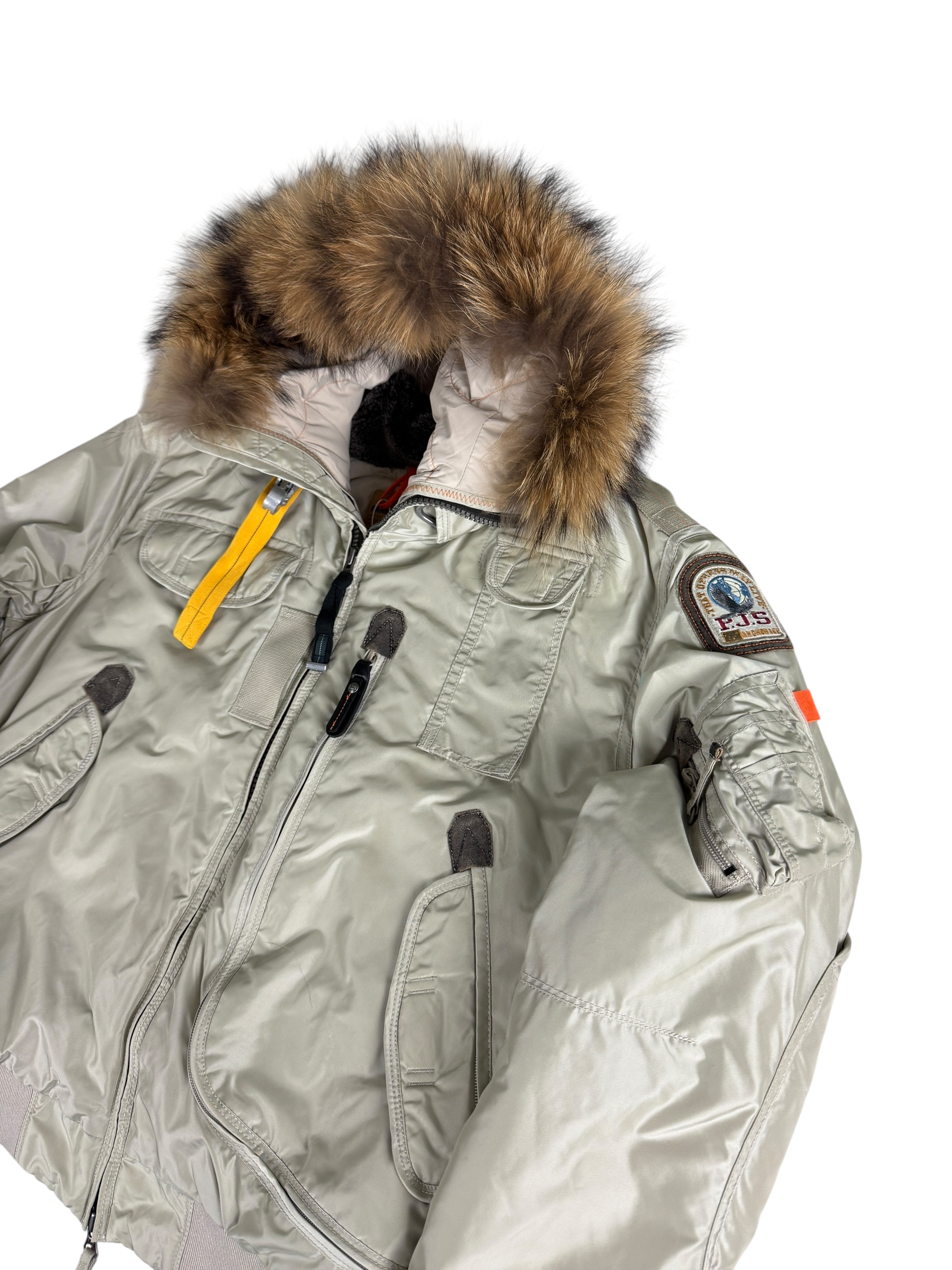 Doudoune Parajumpers crème taille XXL - Détail