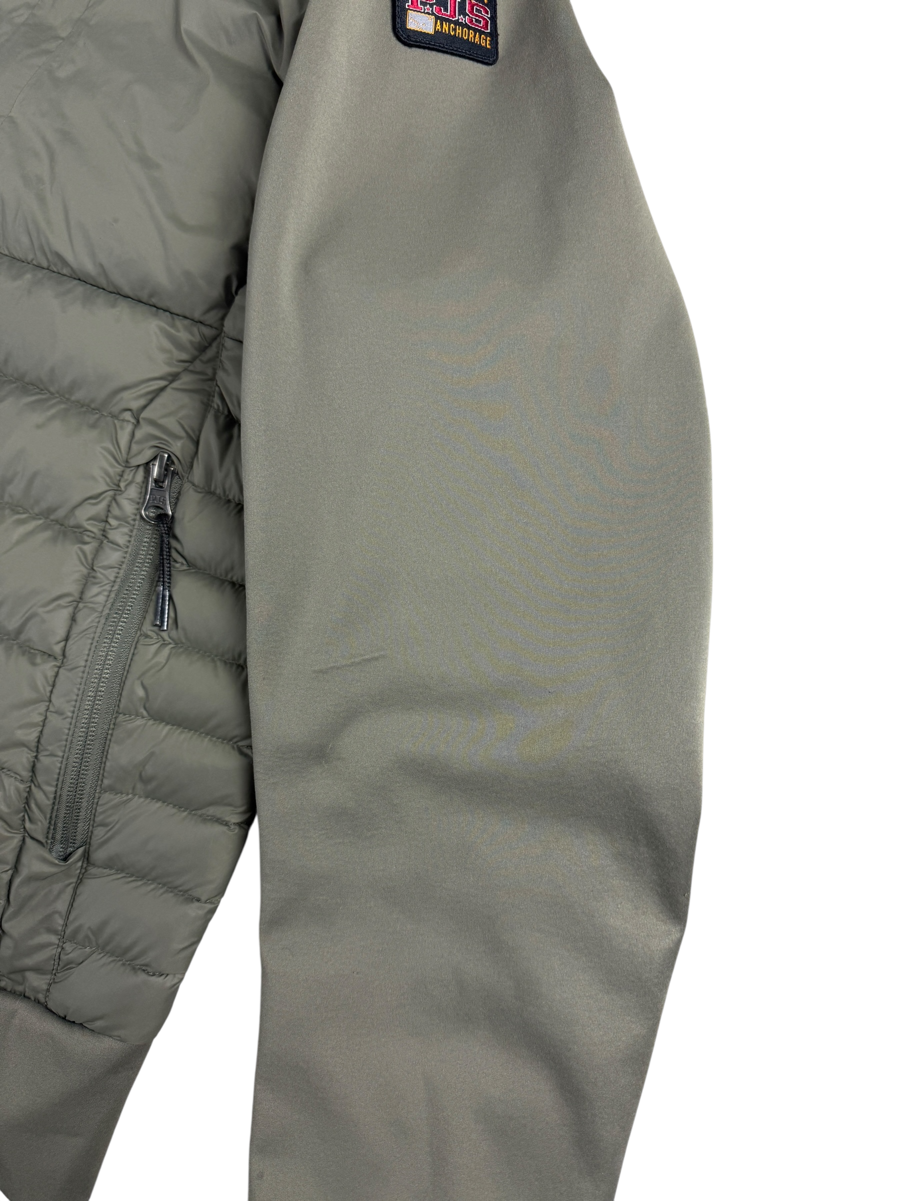 Doudoune Parajumpers kaki taille S - Vue côté