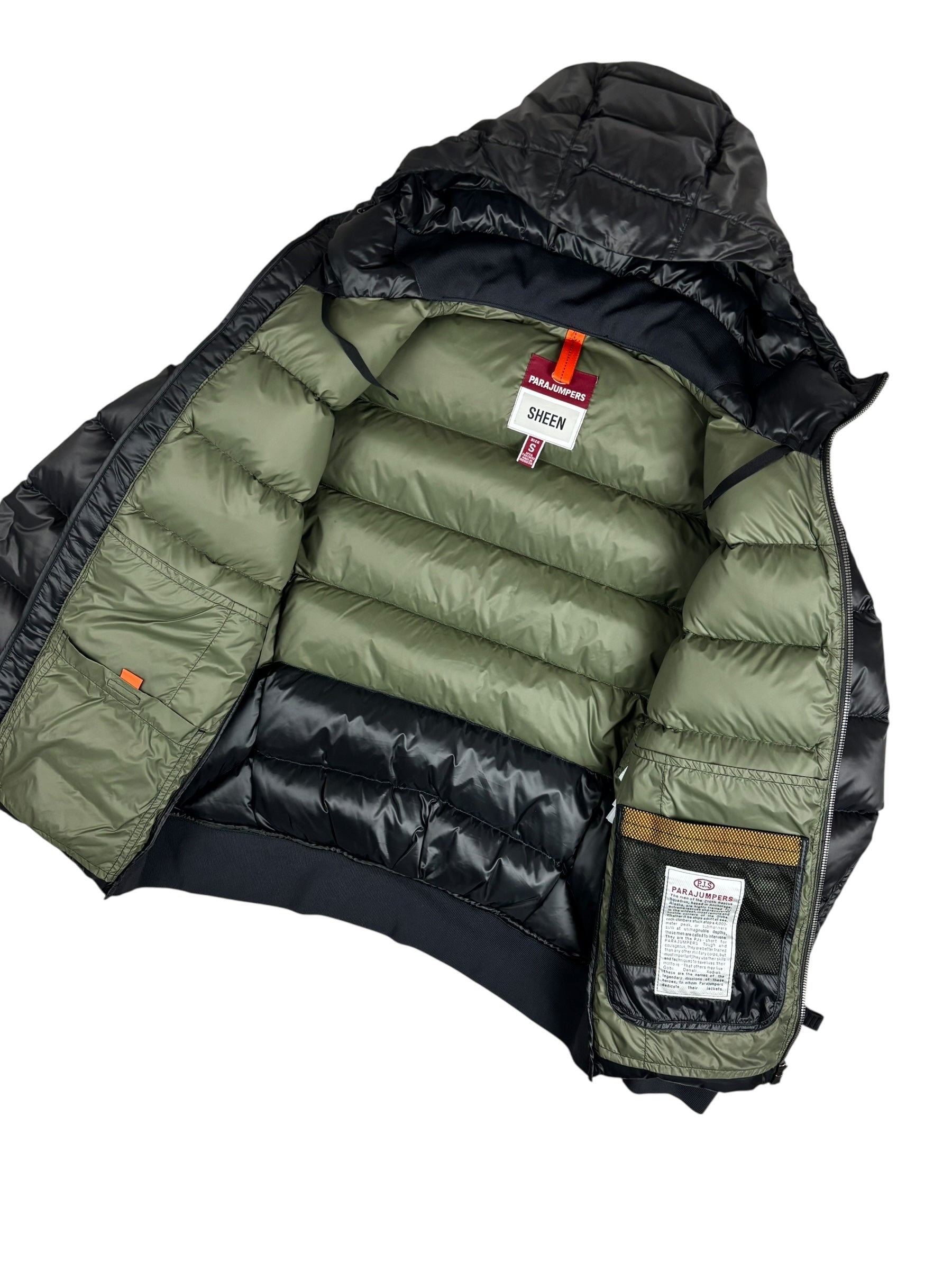 Doudoune Parajumpers noir taille S - Vue côté