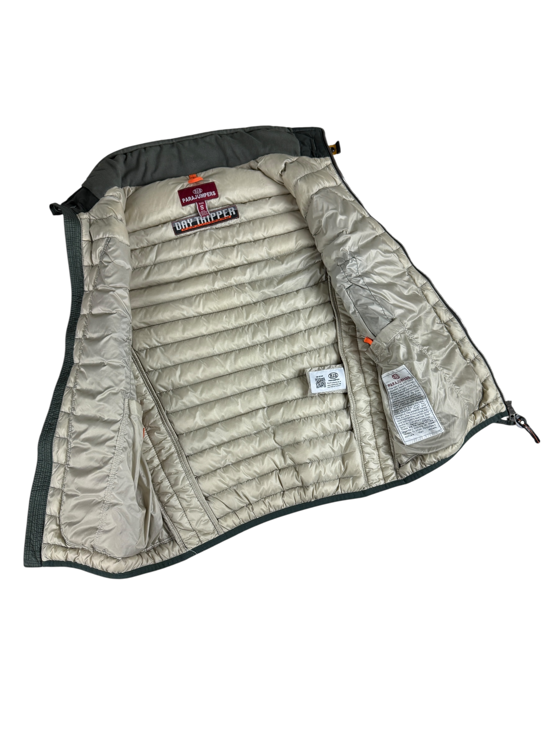 Gilet Parajumpers kaki taille S - Détail