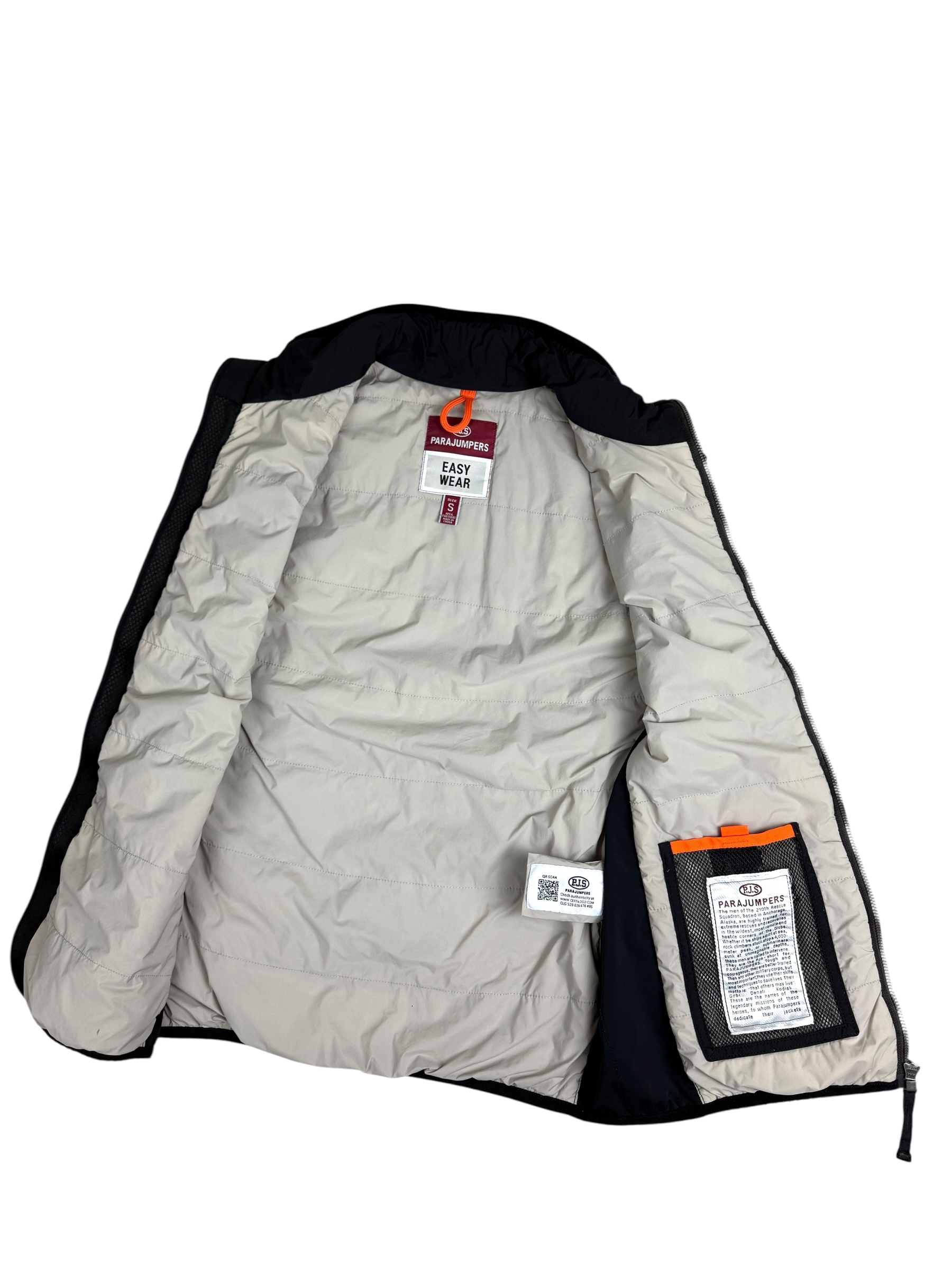 Gilet Parajumpers noir taille S - Détail