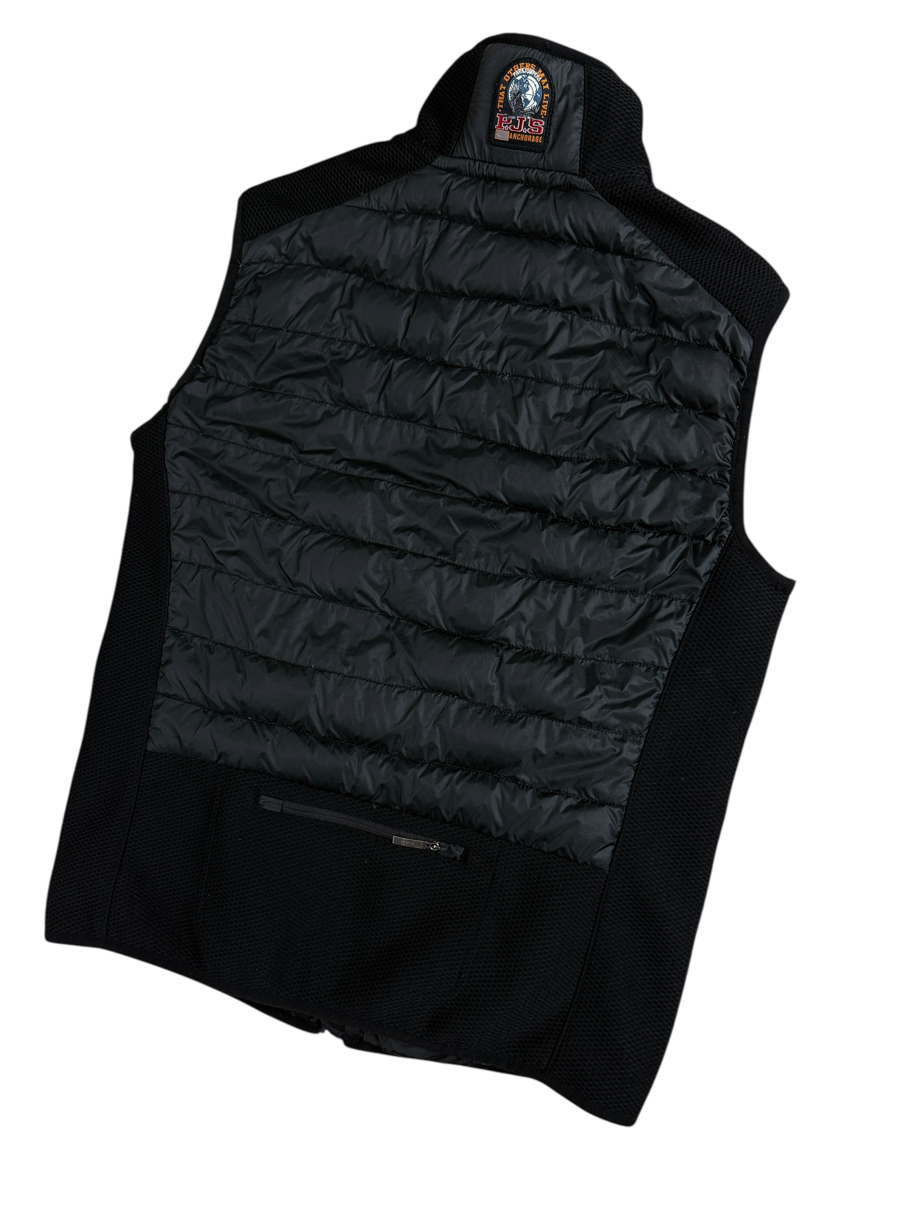 Gilet Parajumpers noir taille S - Logo et étiquette
