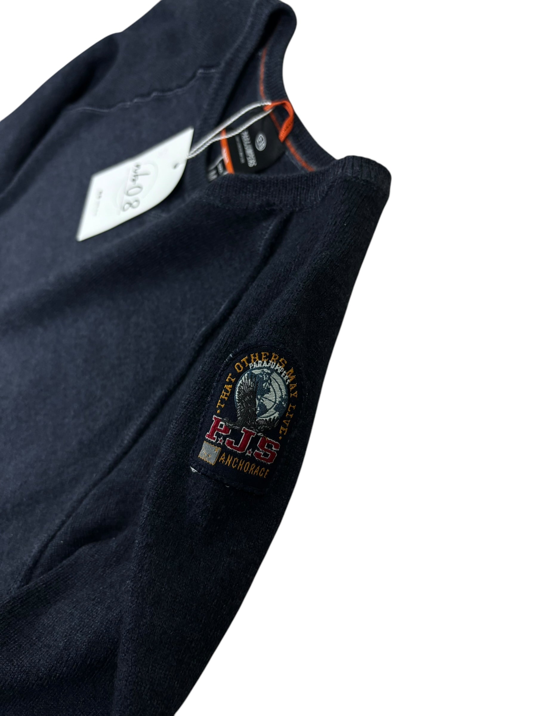 Pull Parajumpers marine taille M - Vue de dos