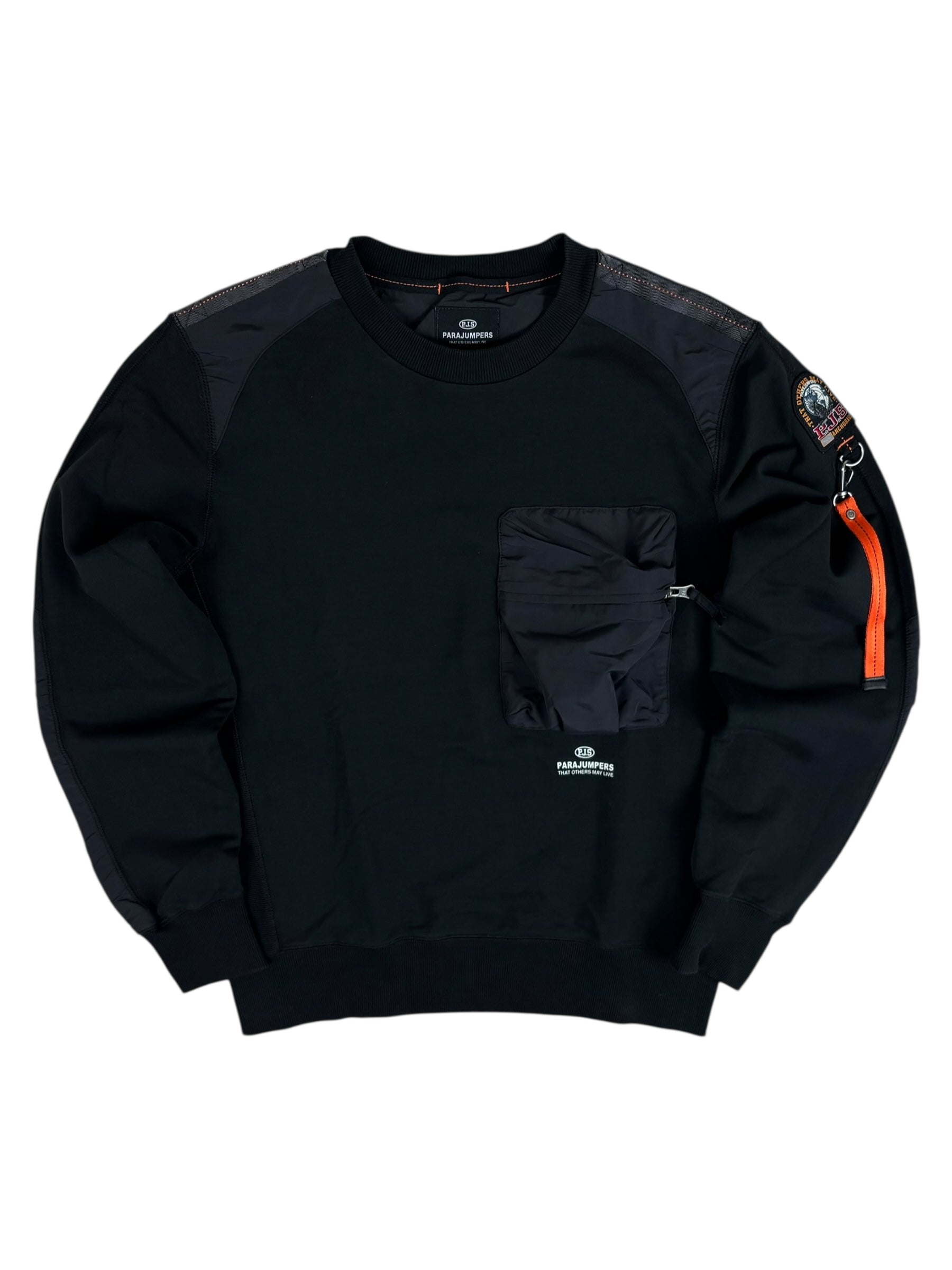Sweat Parajumpers noir taille S - Vue de face