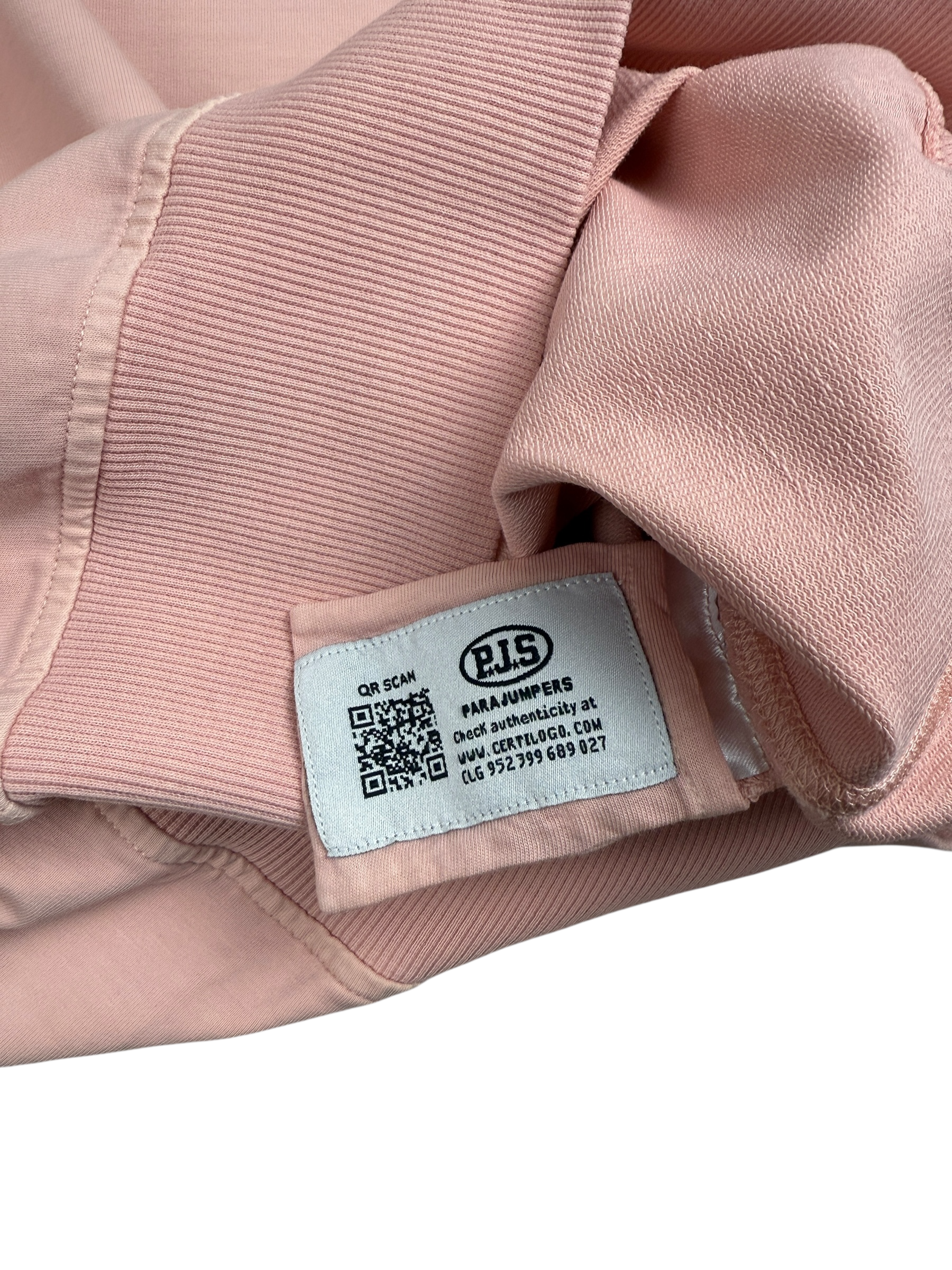 Sweat Parajumpers rose taille S - Détail