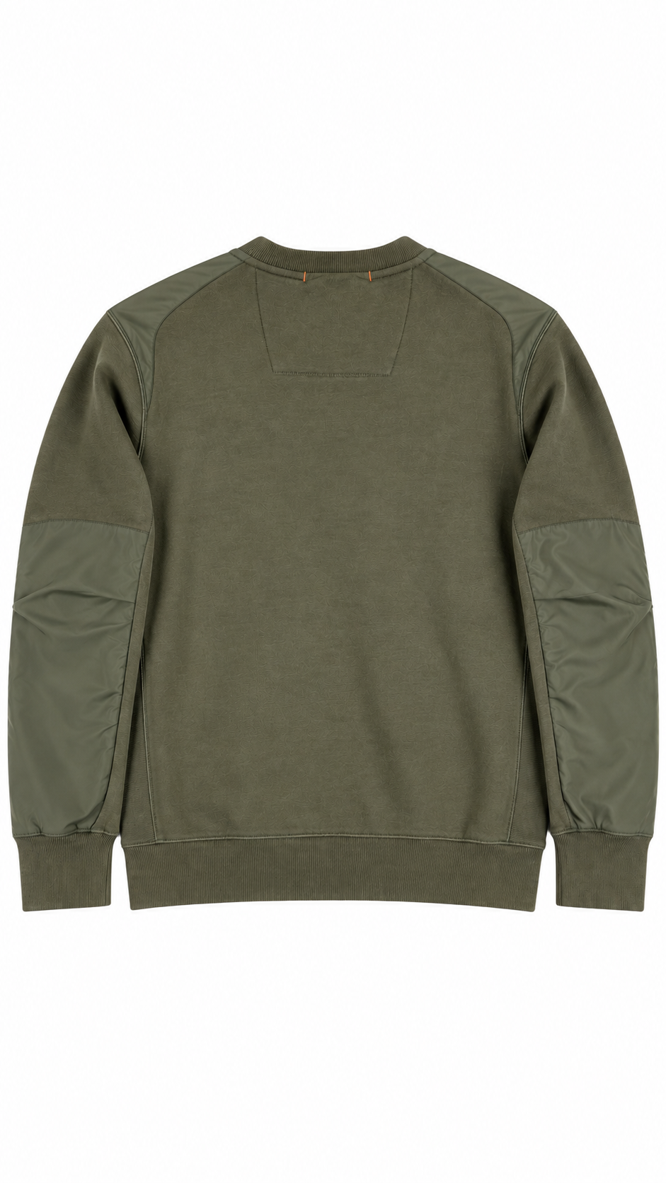 Sweat-shirt Crewneck Parajumpers Fleece à Poche Nylon kaki taille XL, vue de dos — vue 2