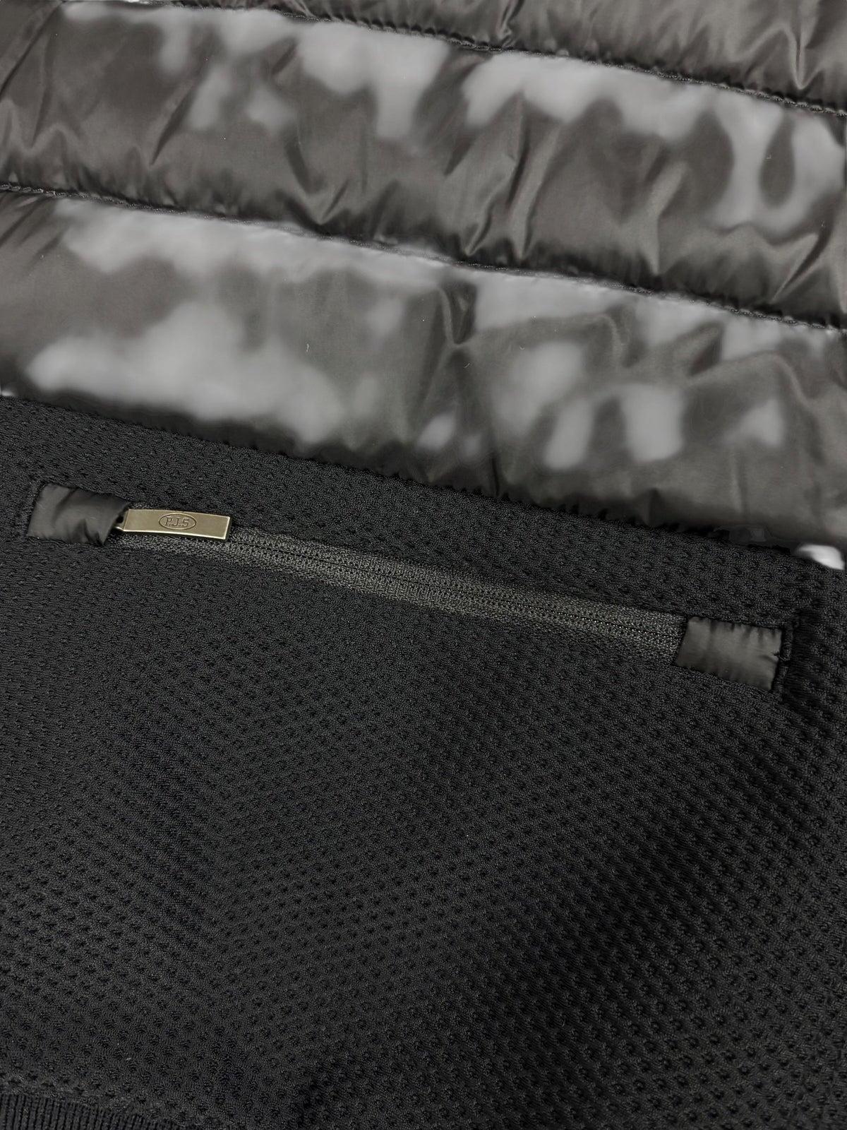 Veste Hybride Parajumpers Nolan noir, neuf, vue de côté — vue 6