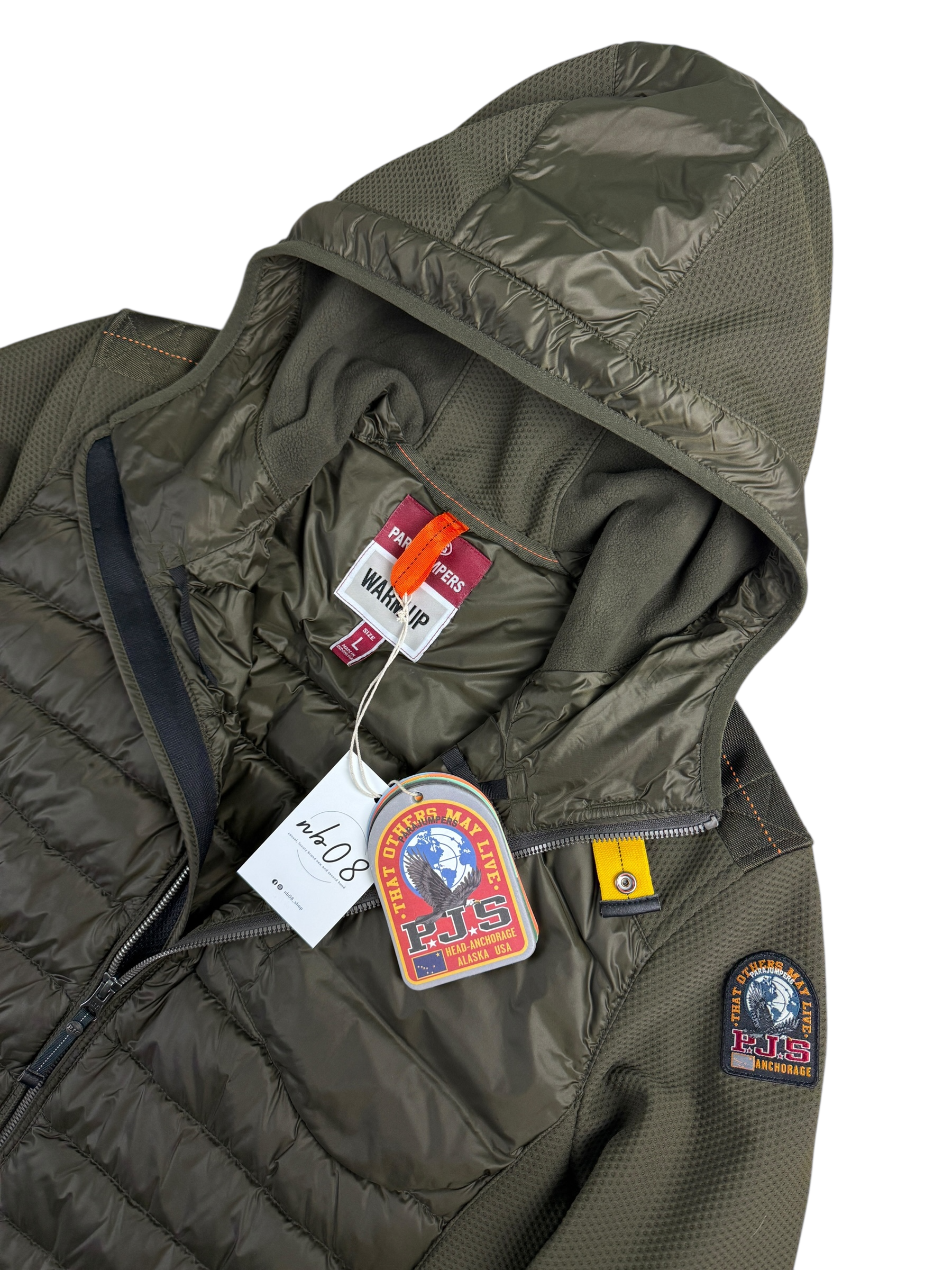 Veste Parajumpers kaki taille L - Détail