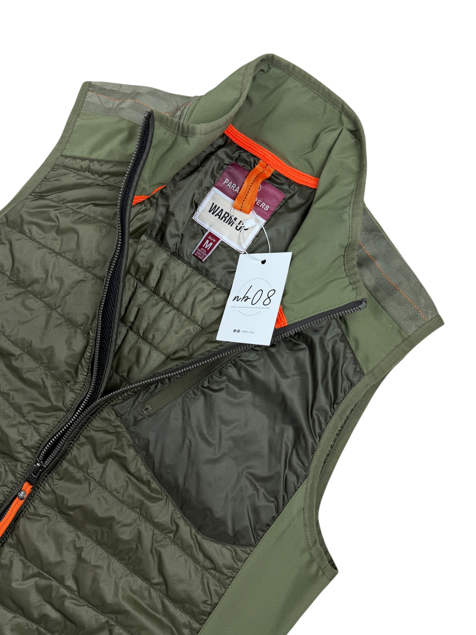 Veste Parajumpers kaki taille M - Vue de dos
