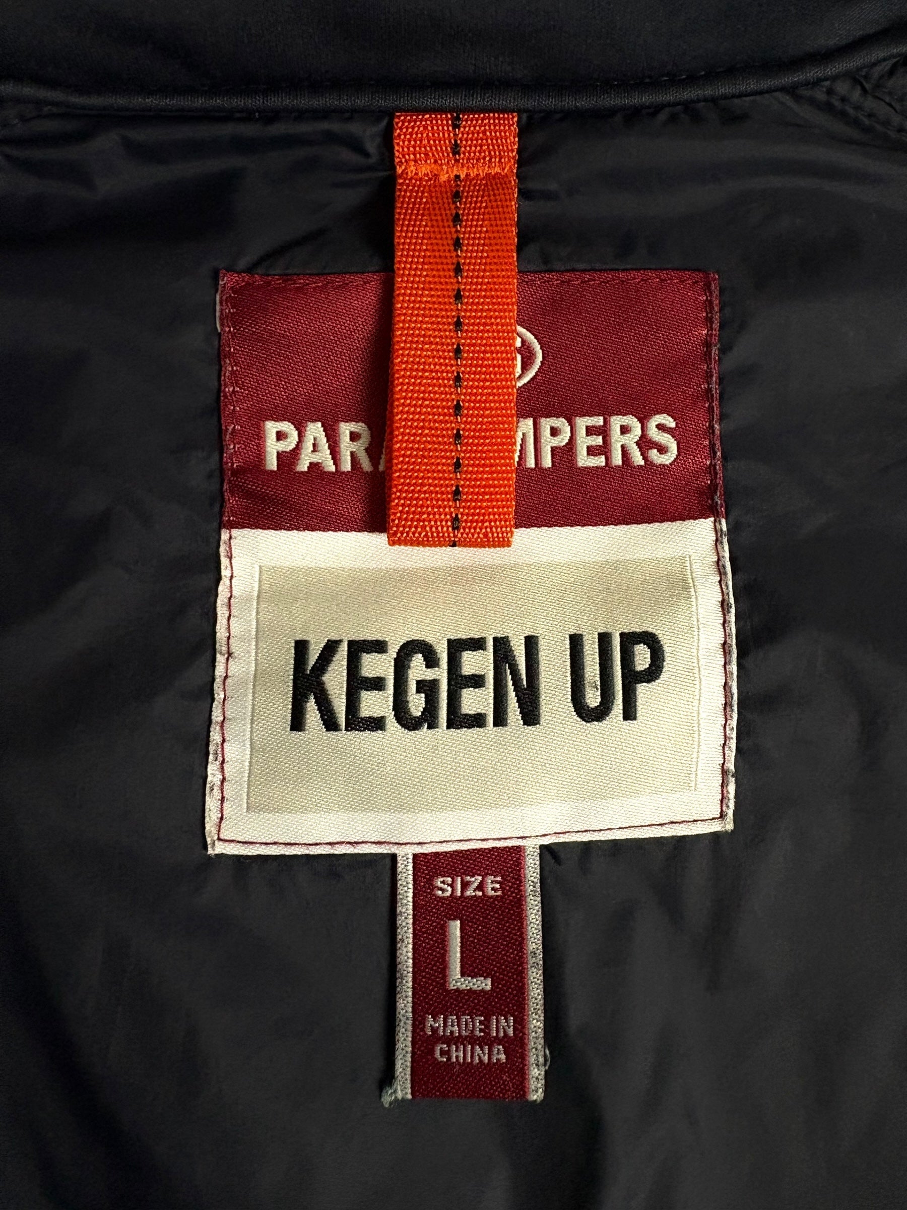 Veste Parajumpers marine taille L - Logo et étiquette