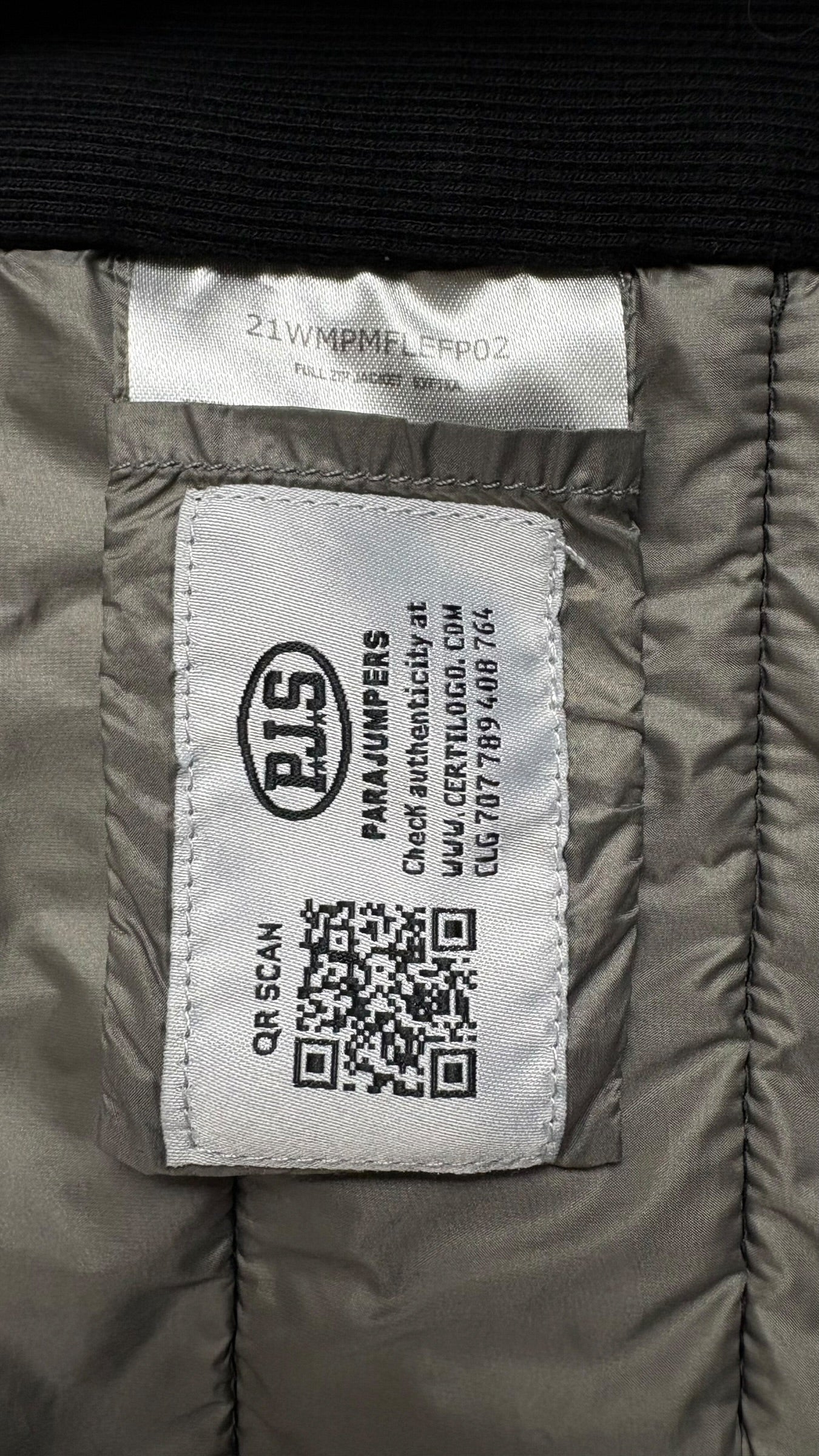 Veste Parajumpers noir taille M - Vue côté