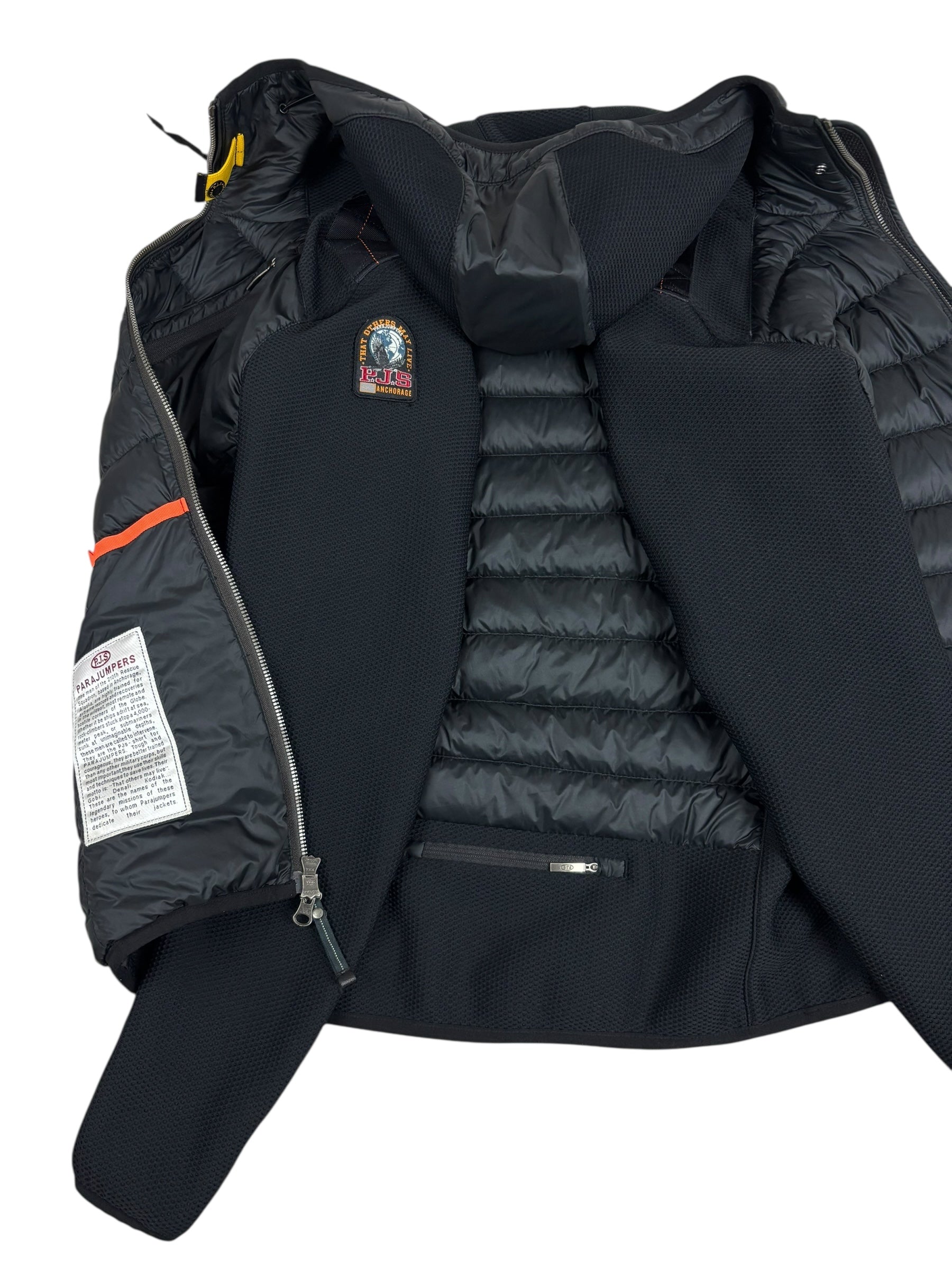 Veste Parajumpers noir taille XS - Logo et étiquette
