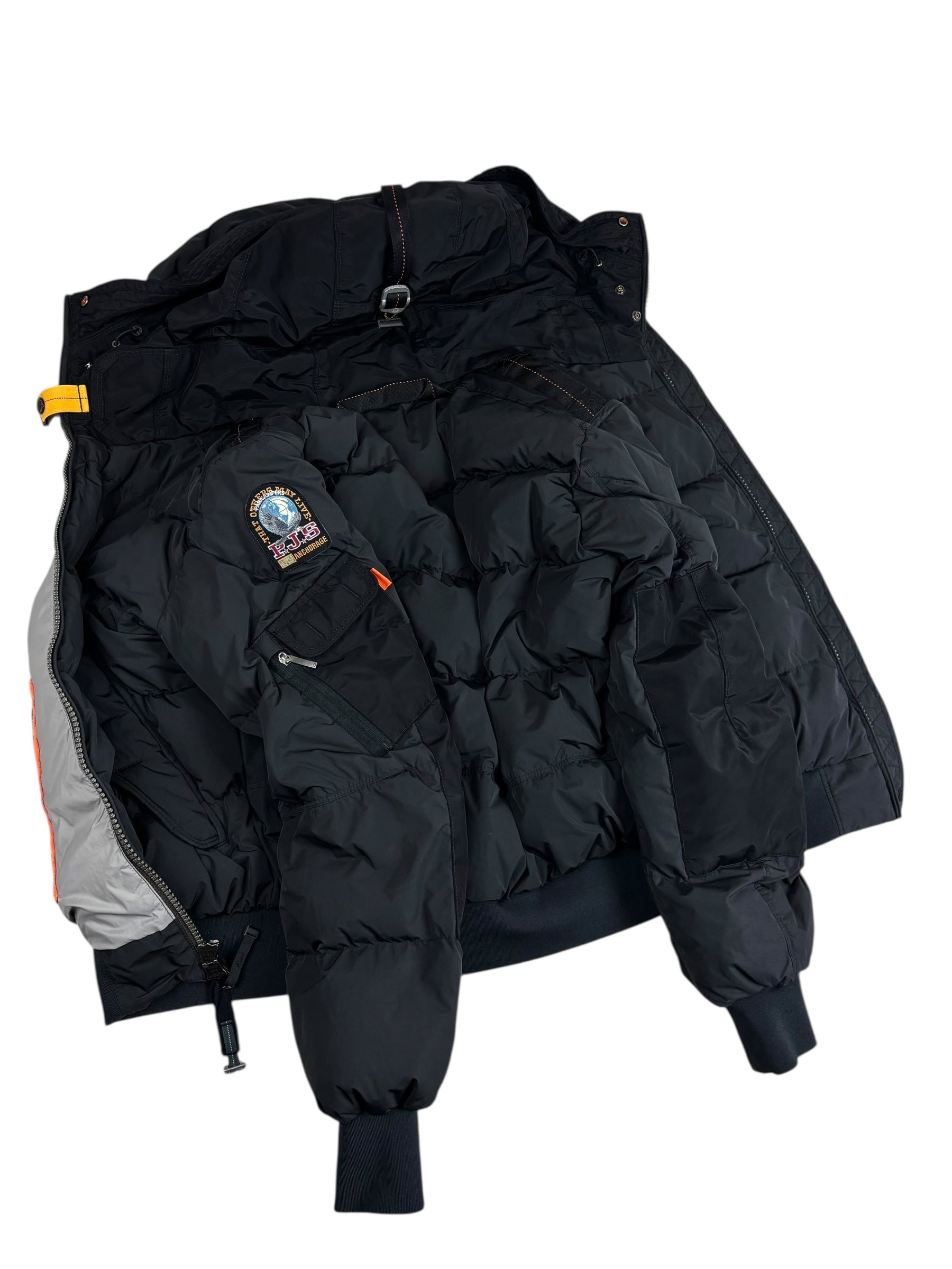 Veste Parajumpers noir taille XS - Logo et étiquette