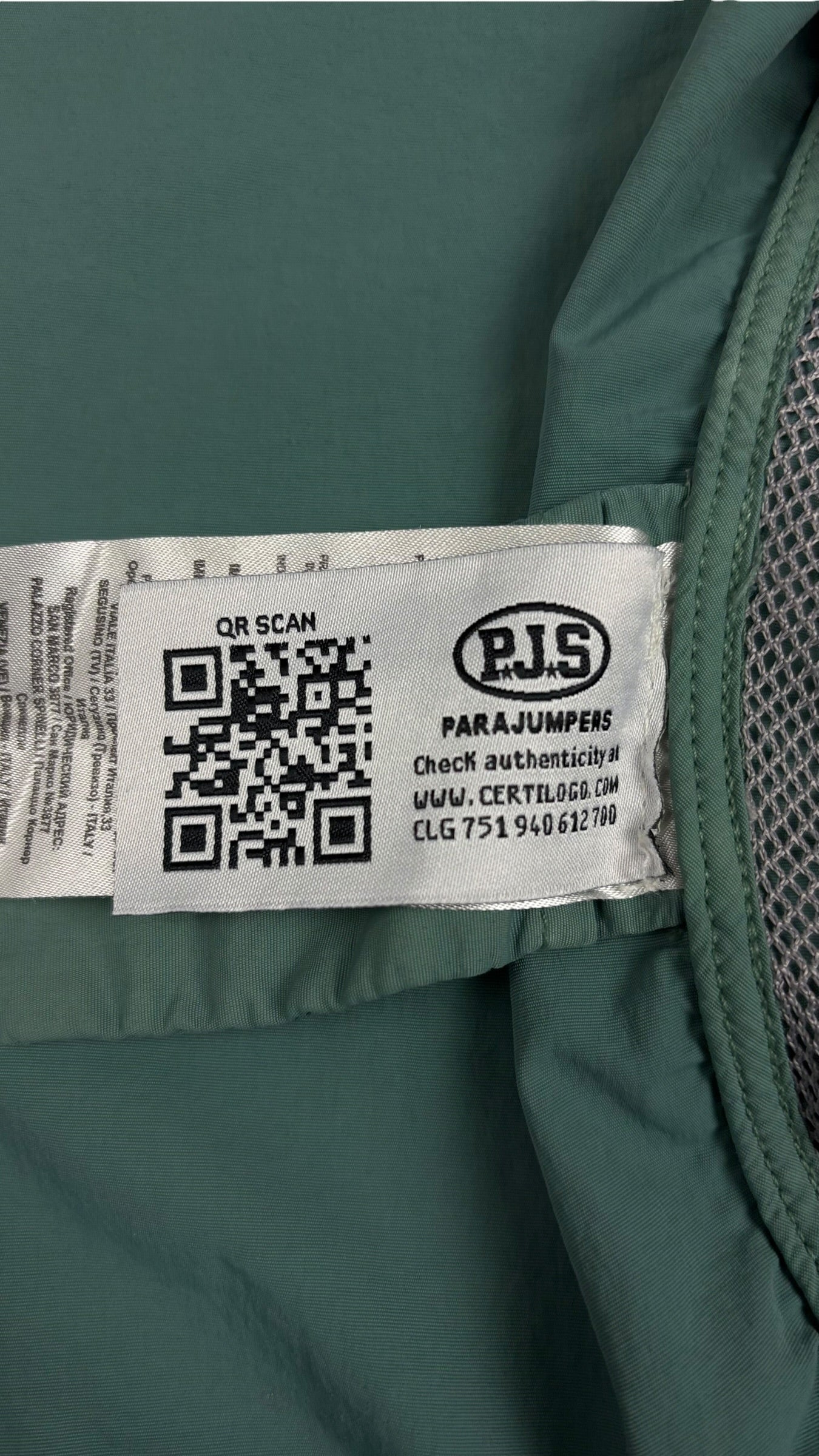 Veste Parajumpers turquoise taille XL - Vue côté