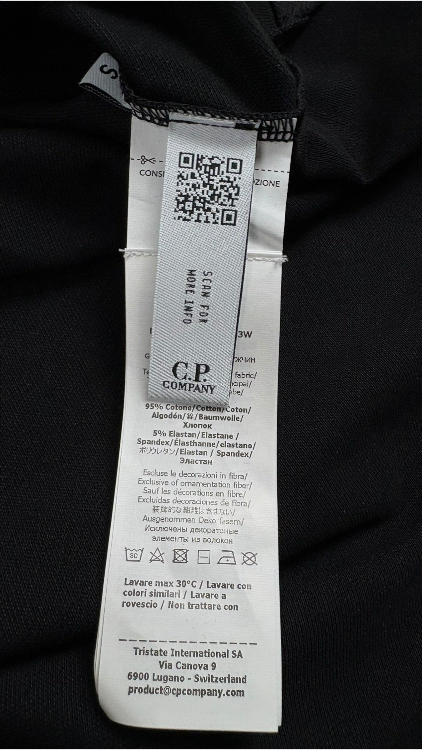 Polo C.P Company noir taille S Collection 2026 - vue 3/3