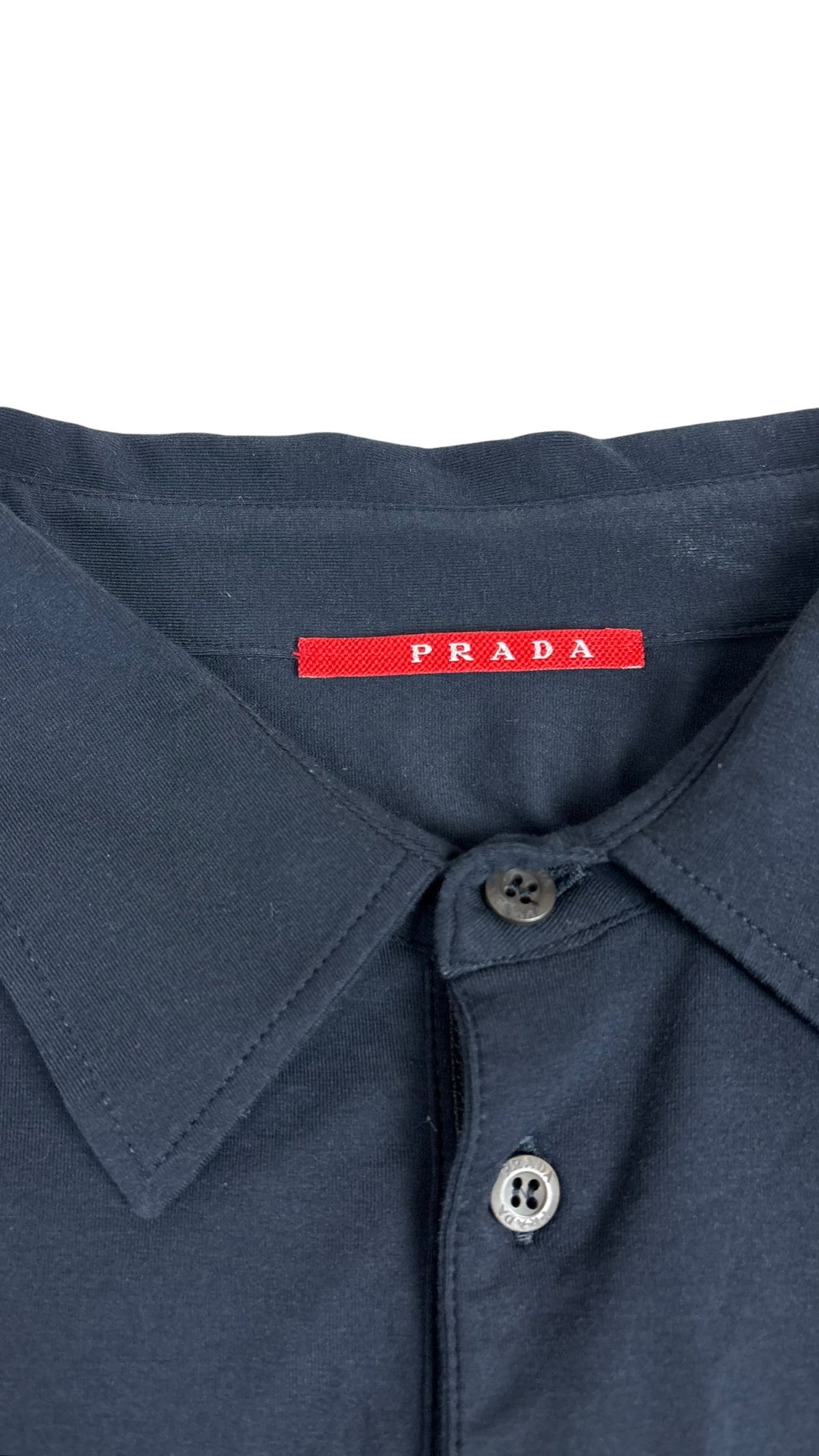 Polo Prada marine taille XL - vue 3/4
