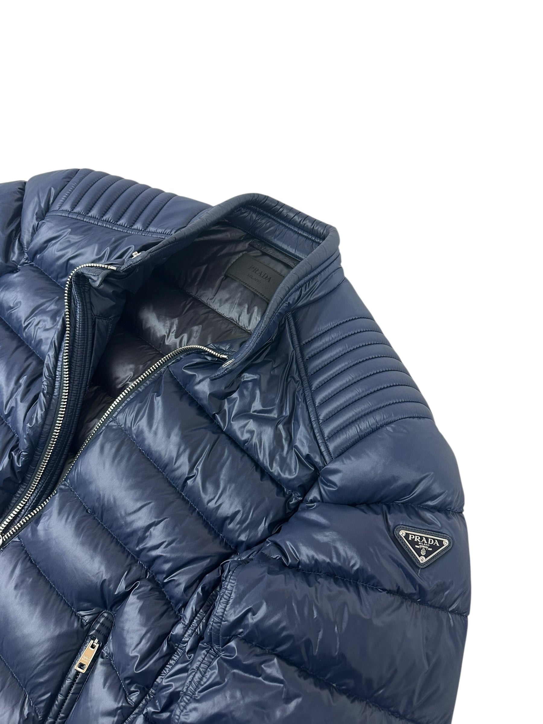 Doudoune Prada marine taille 50 - Vue de dos