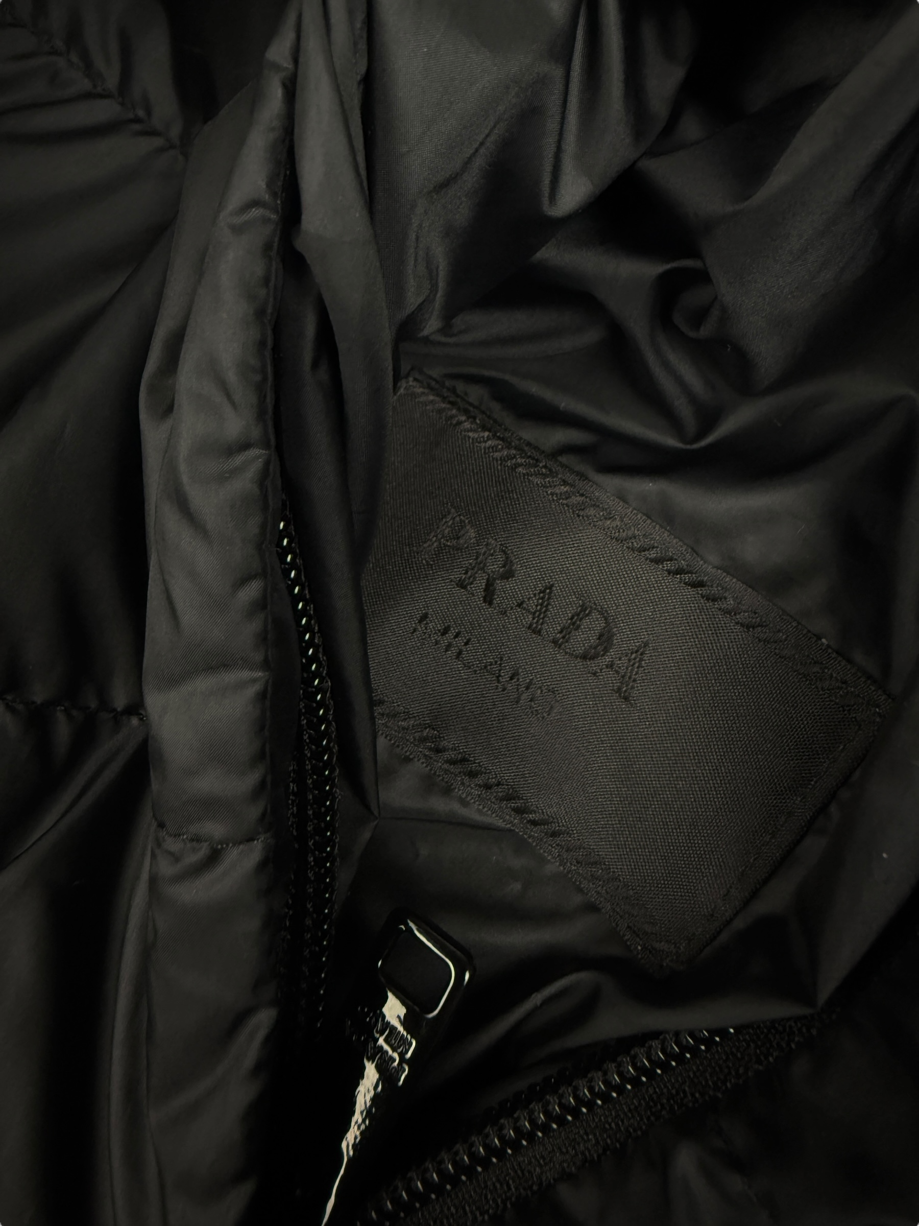 Doudoune Prada noir / bleu taille S - Vue 7