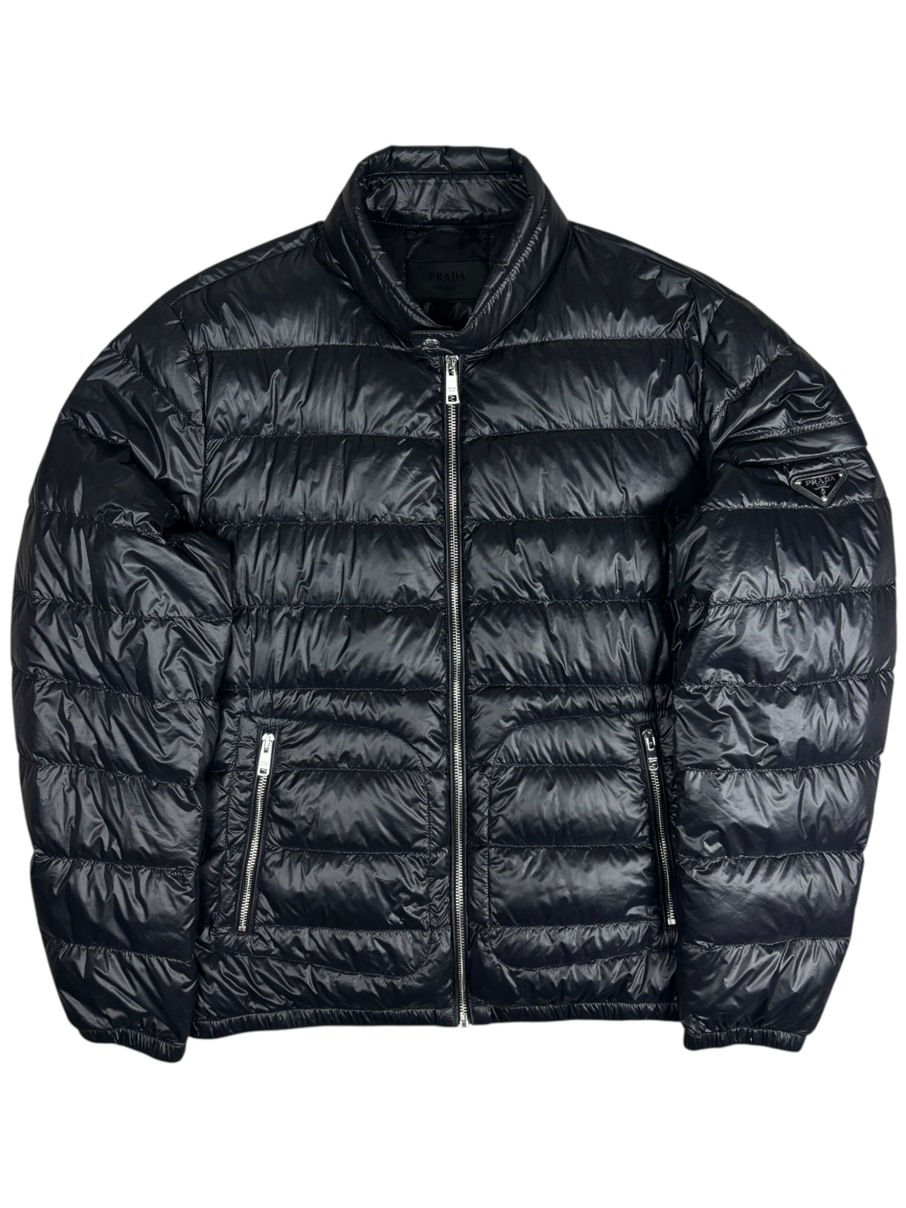 Doudoune Prada noir taille 52 - Vue de face