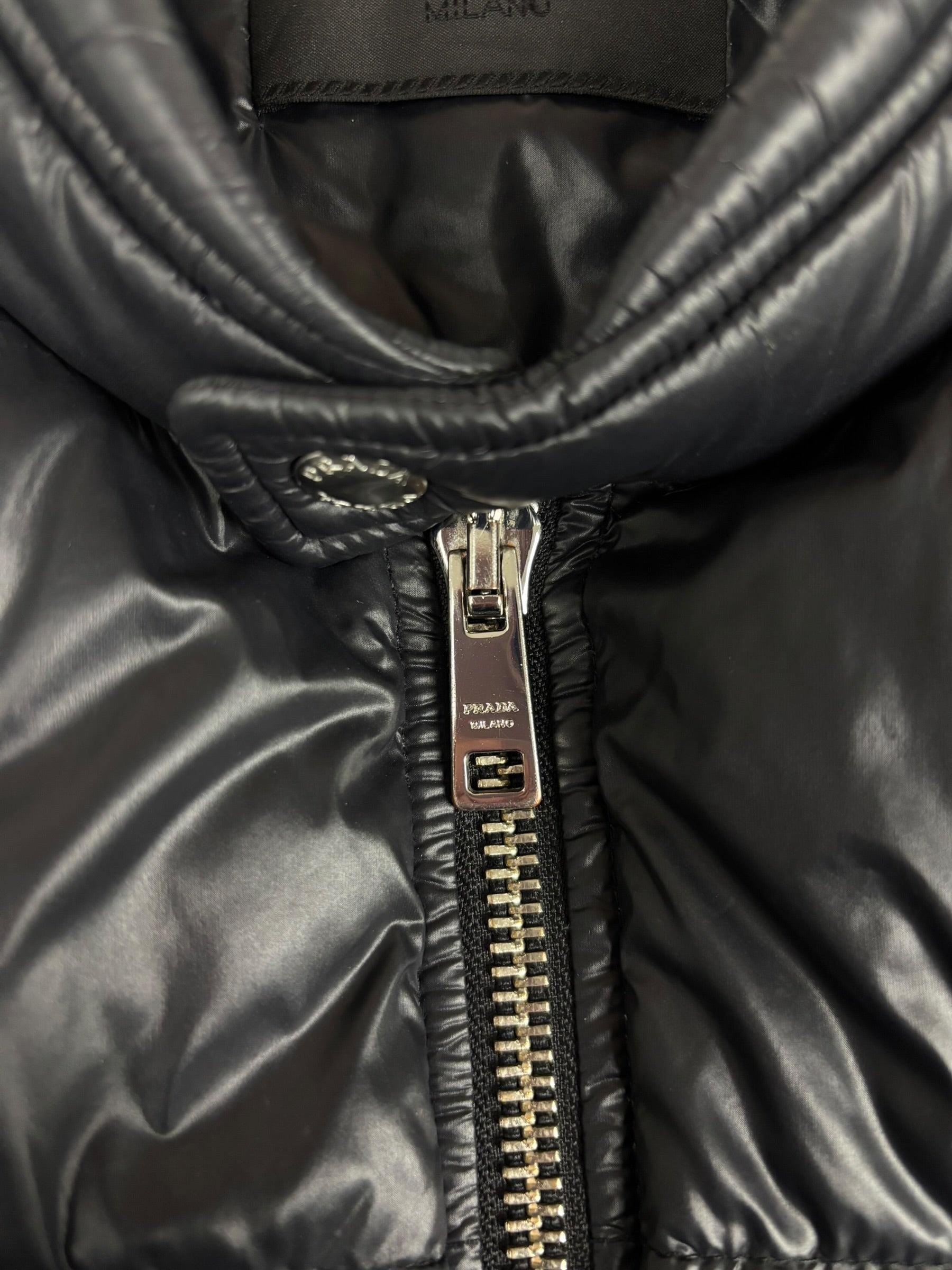Doudoune Prada noir taille 54 - Vue côté