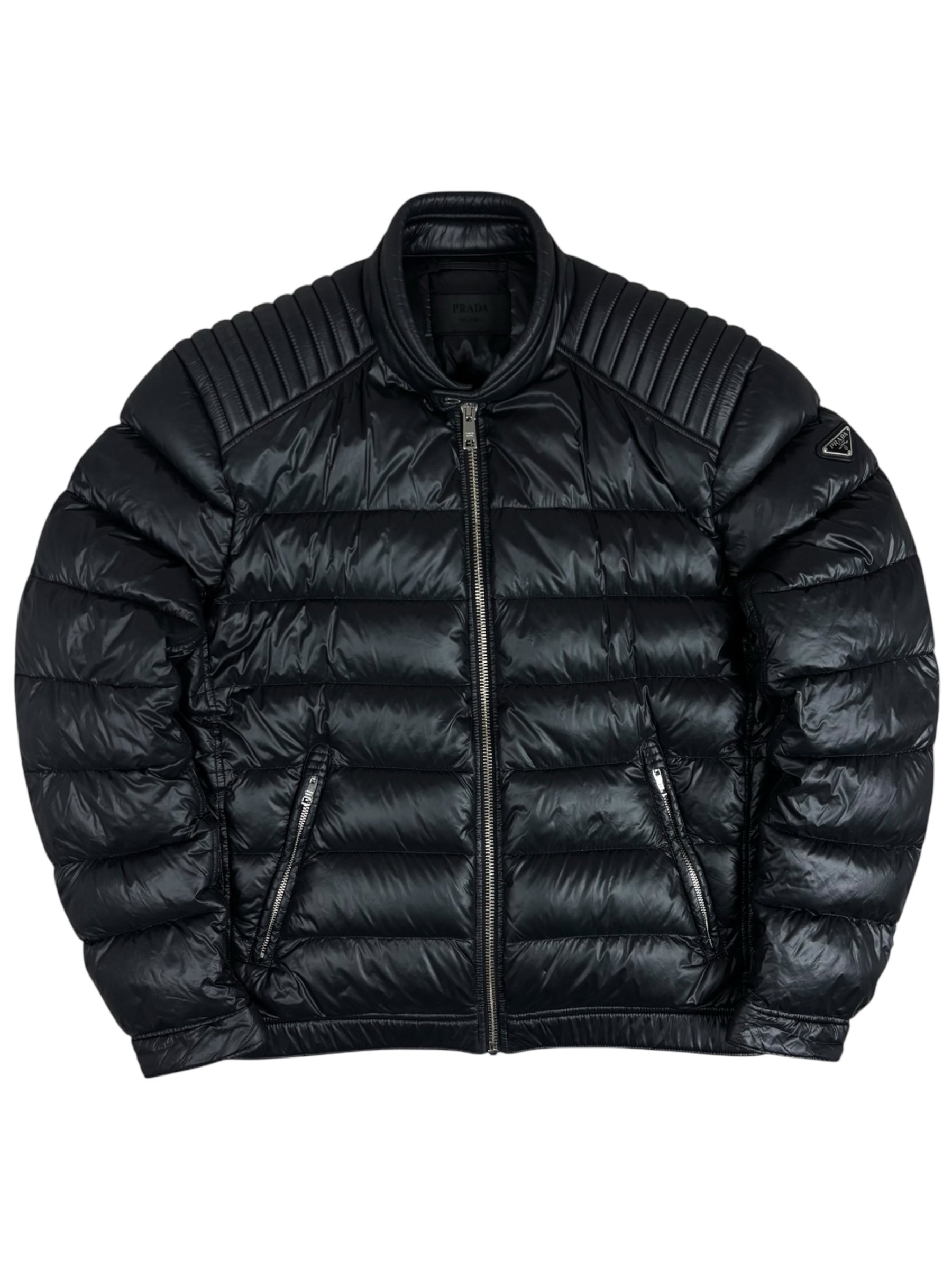 Doudoune Prada noir taille 54 - Vue de face