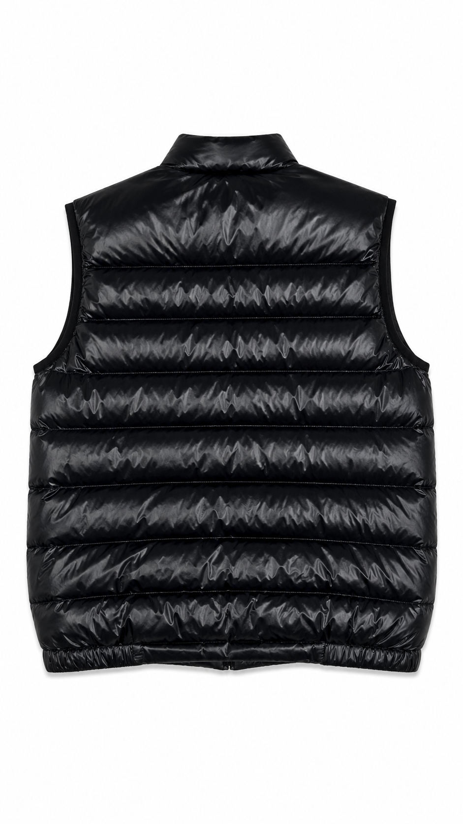Gilet doudoune Prada noir taille 48, vue de dos — vue 2