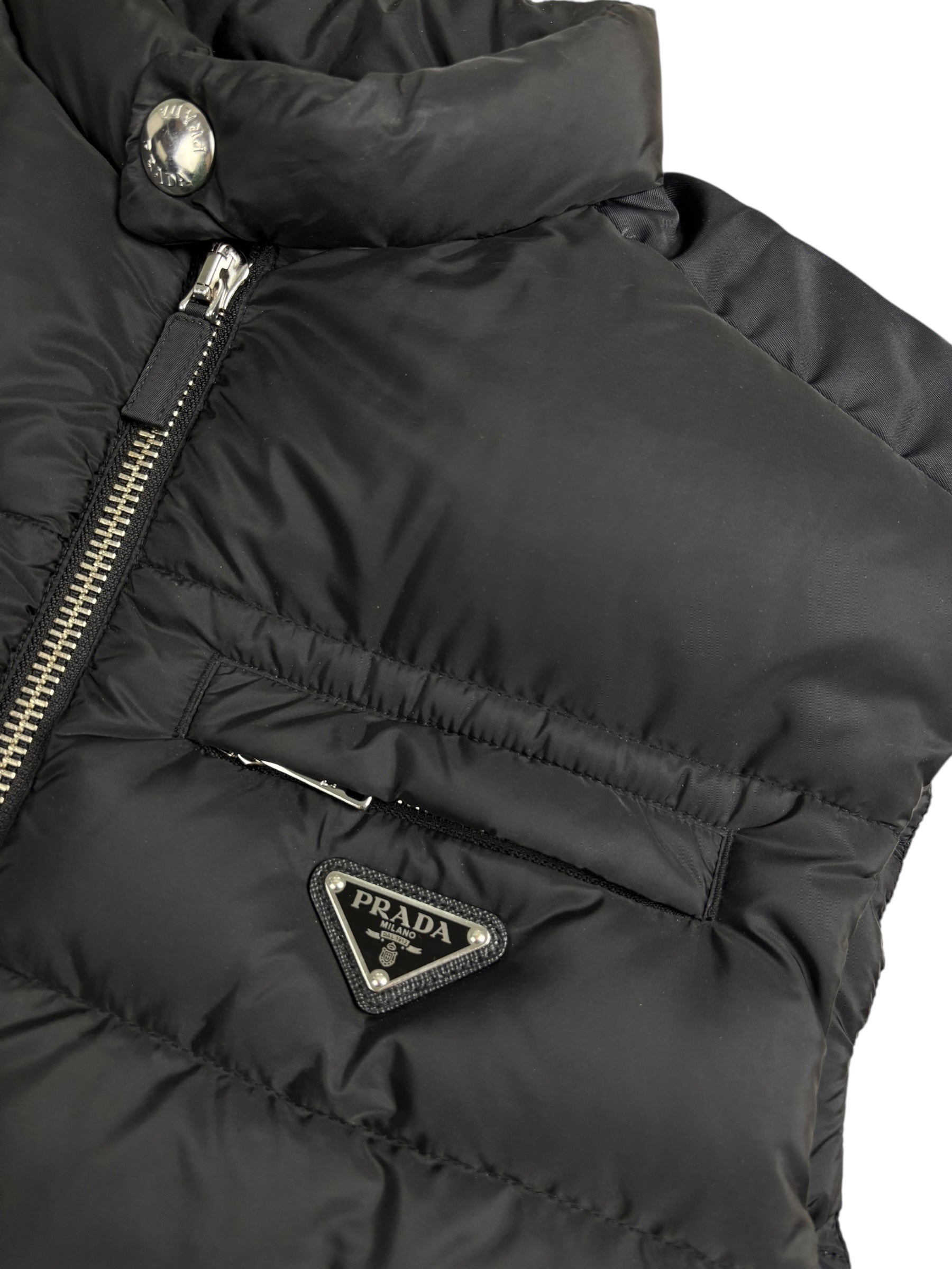 Gilet Prada noir taille 48 - Vue de dos