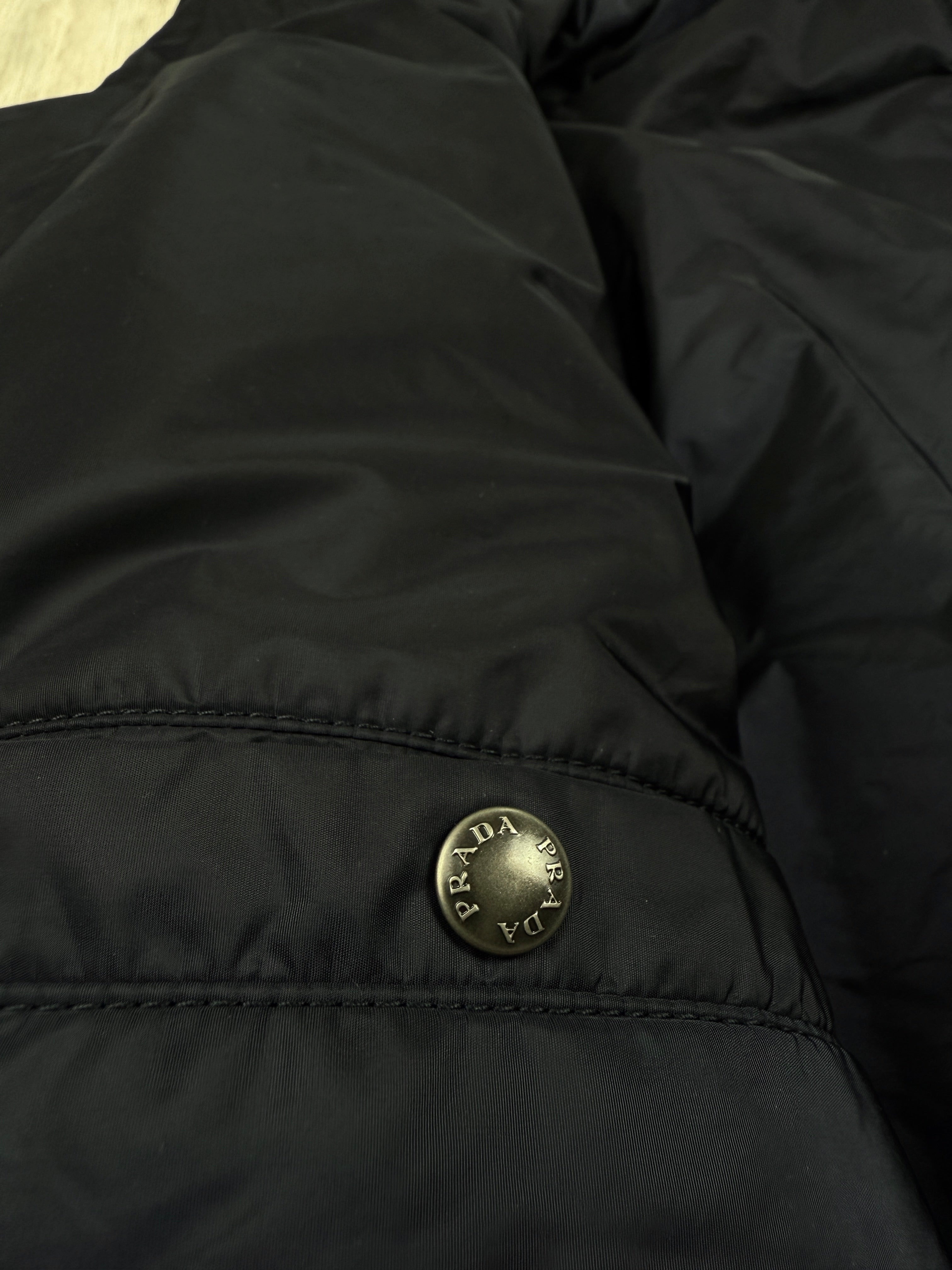 Parka PRADA marine taille M - Vue de dos